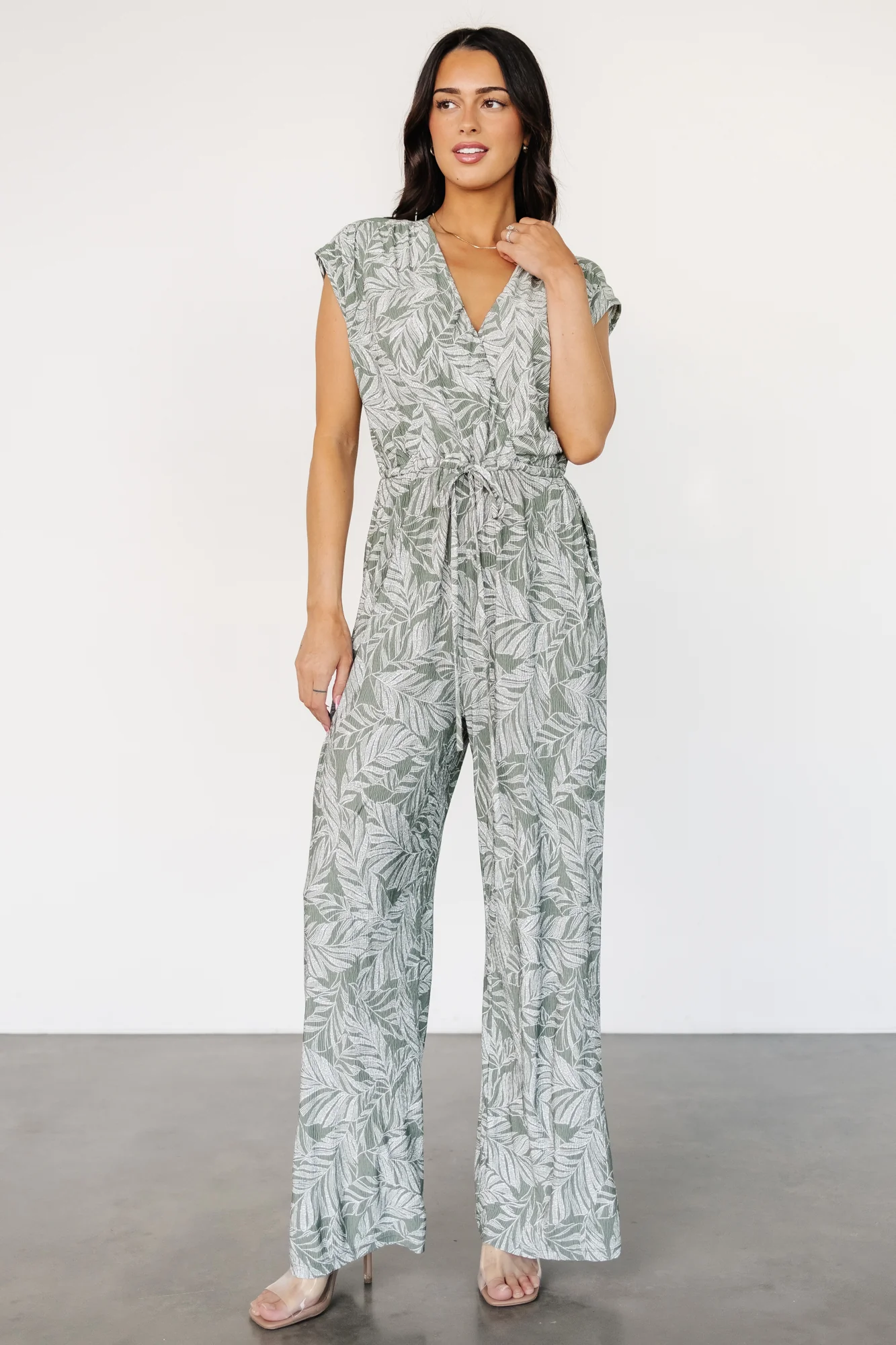 Kelani Jumpsuit | Green Print
