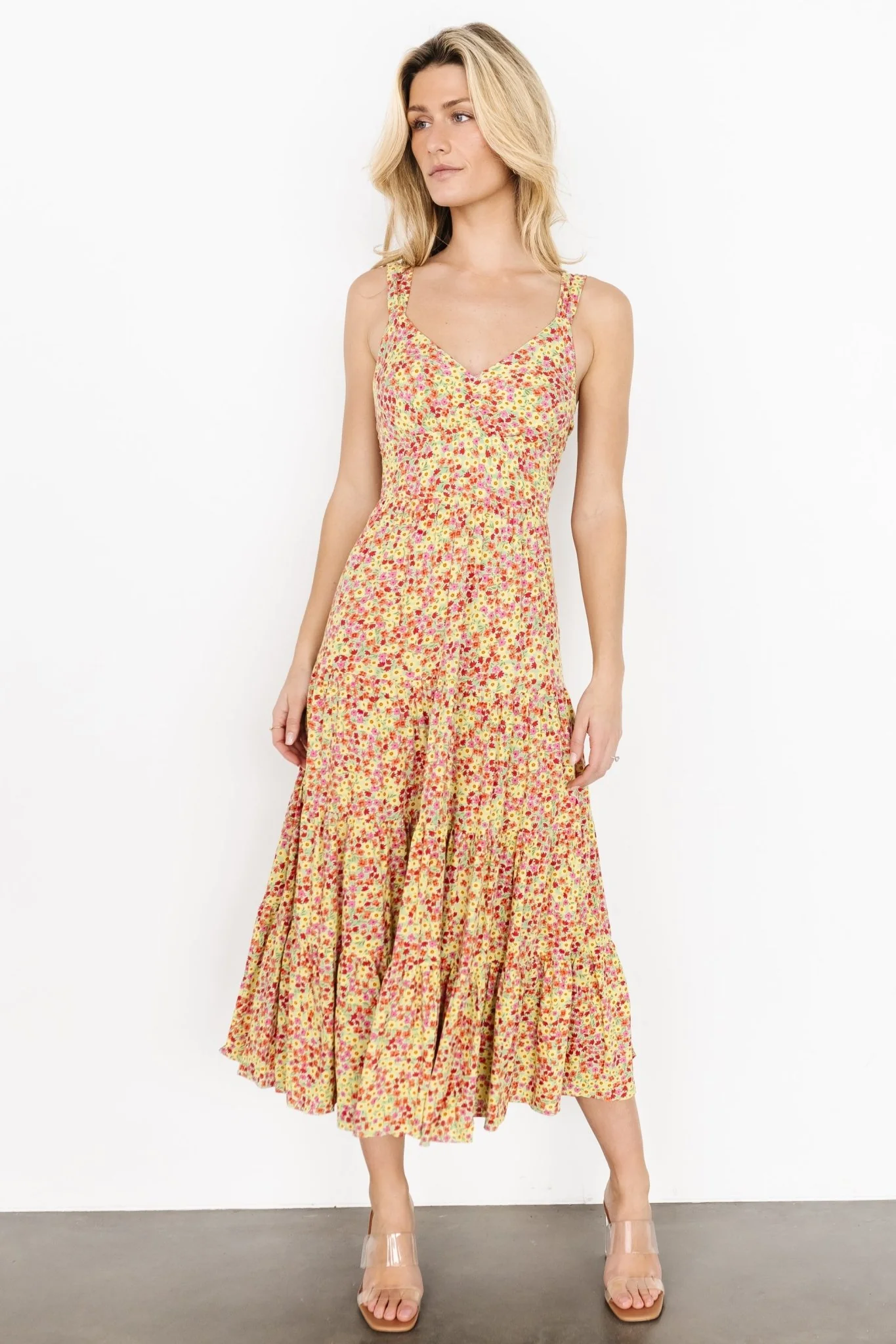 Campbell Tie Back Dress | Multi Floral