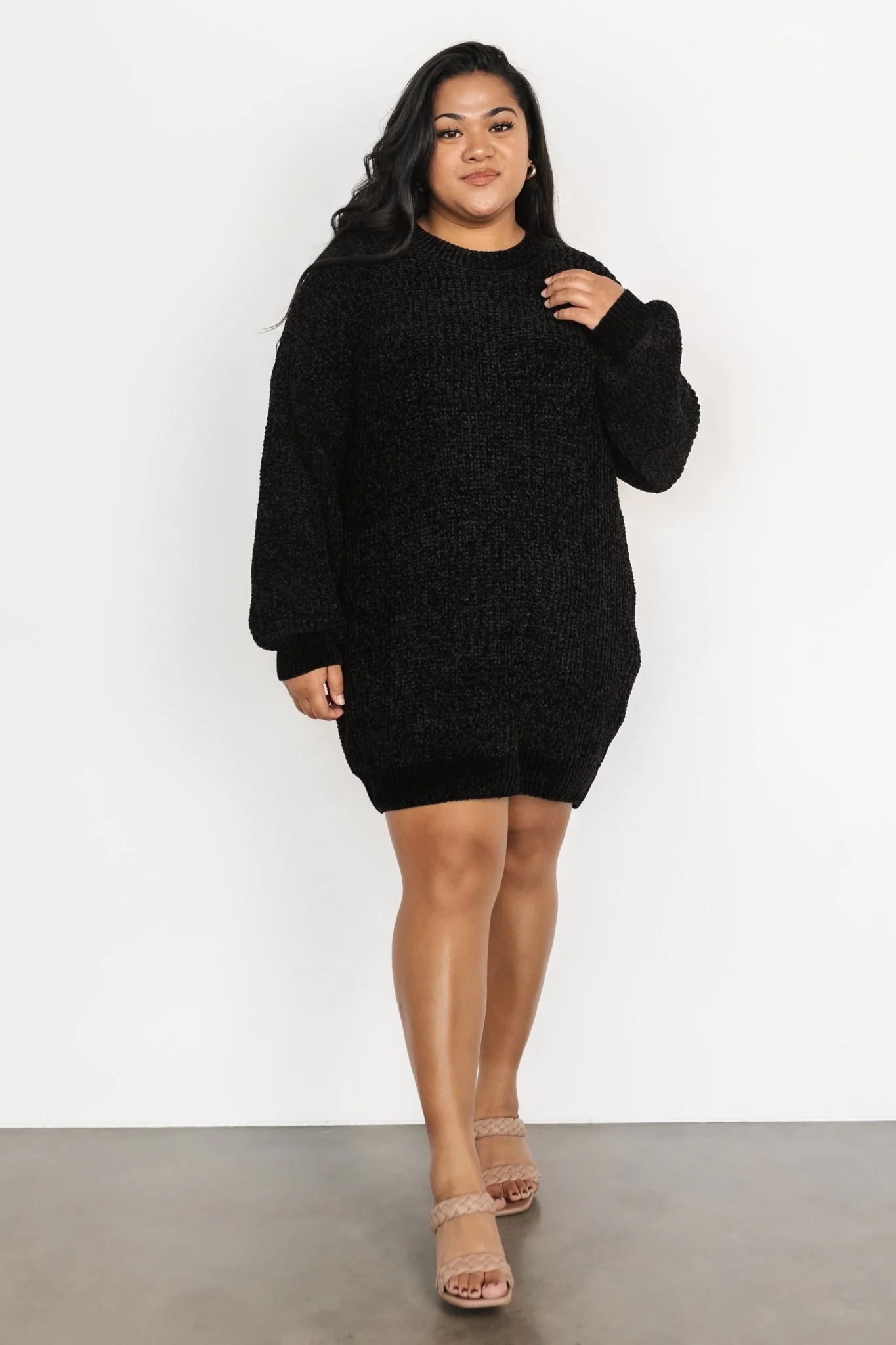 Christa Sweater Dress | Black