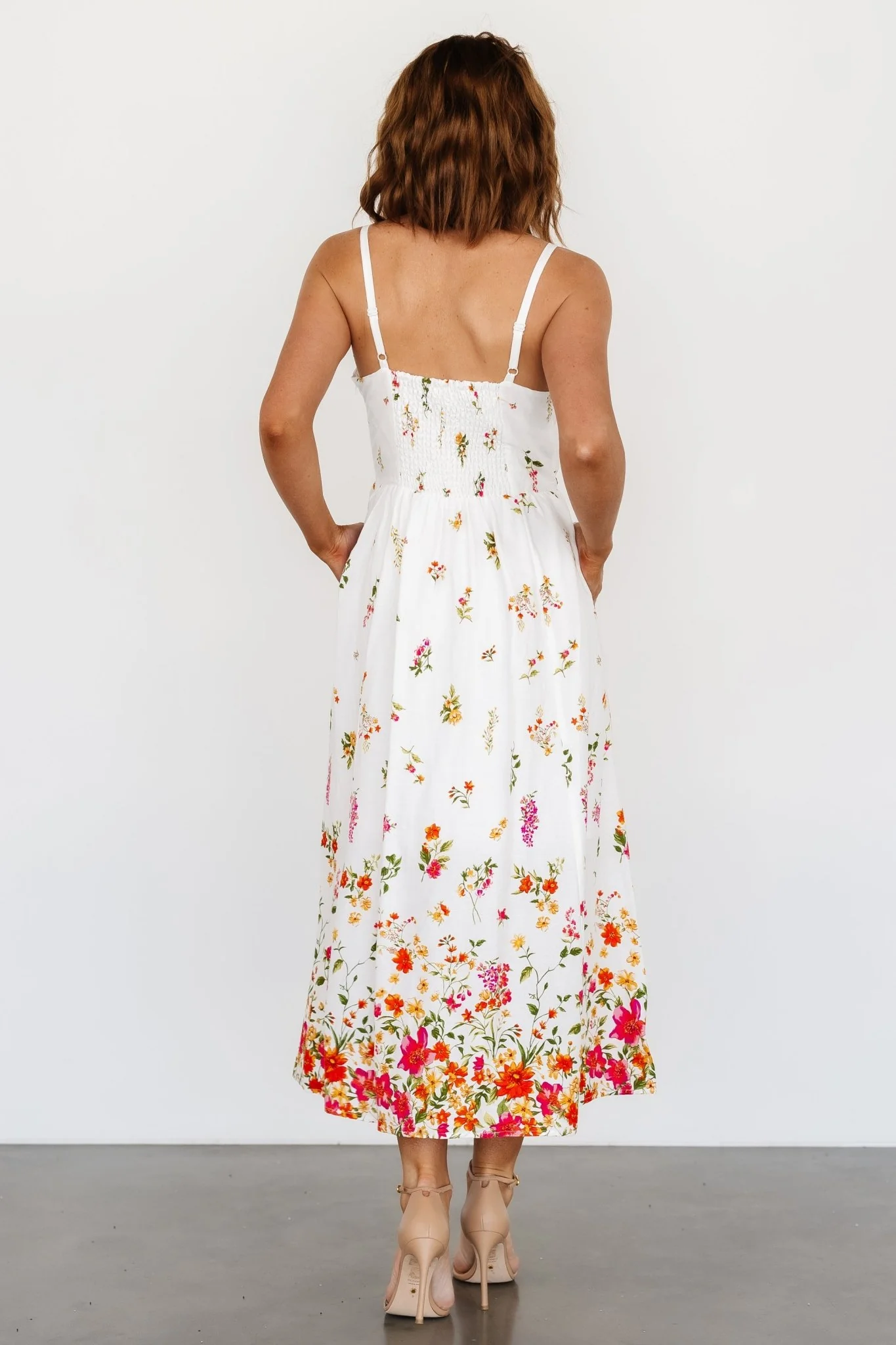 Daniella Tank Dress | Off White Floral