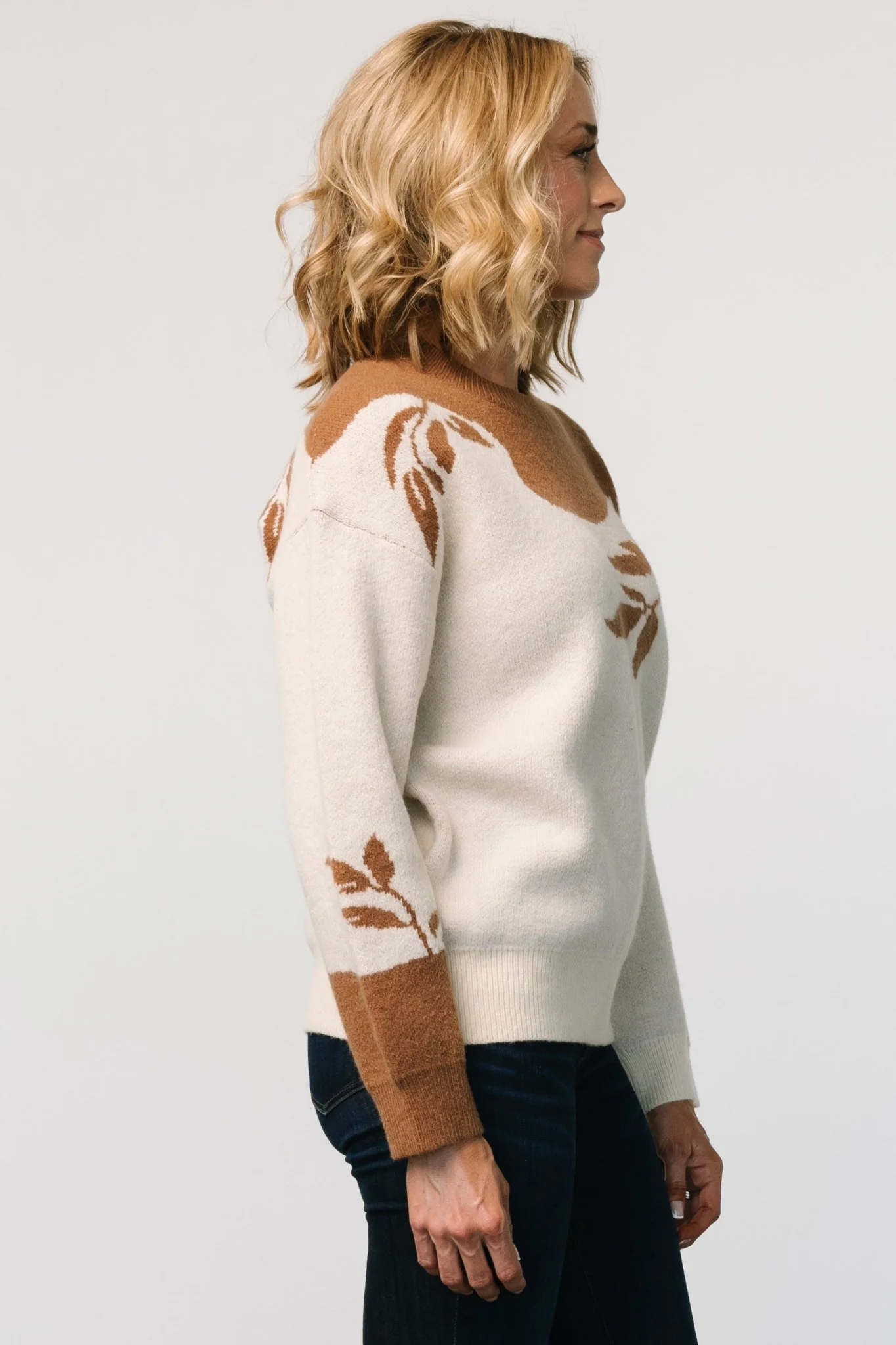 Teresa Sweater | Cream + Camel