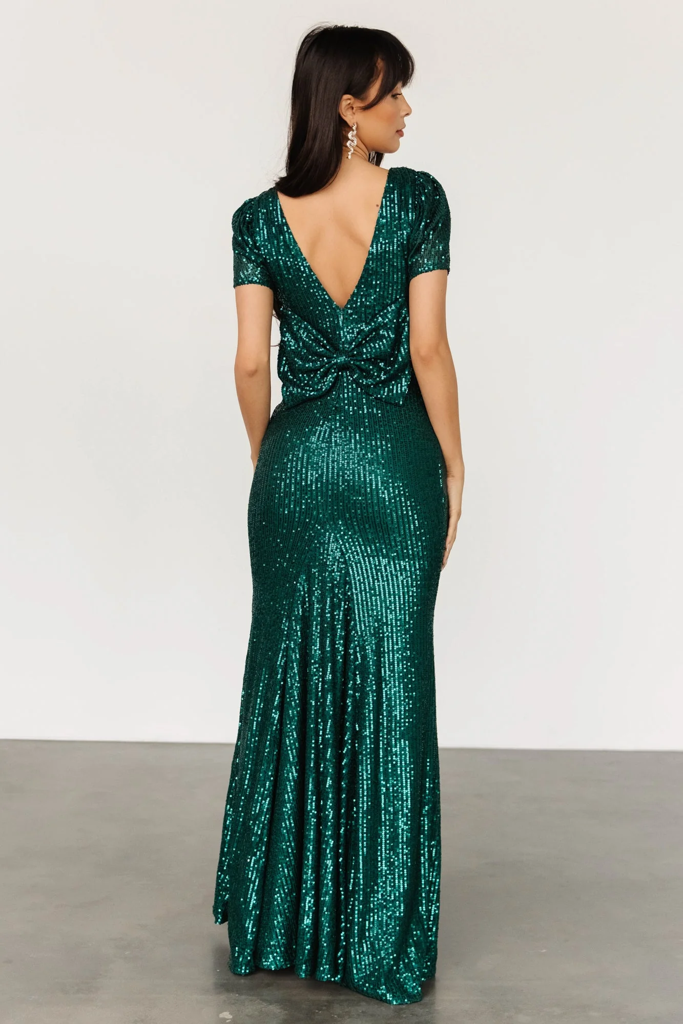 Jubilee Sequin Gown | Emerald