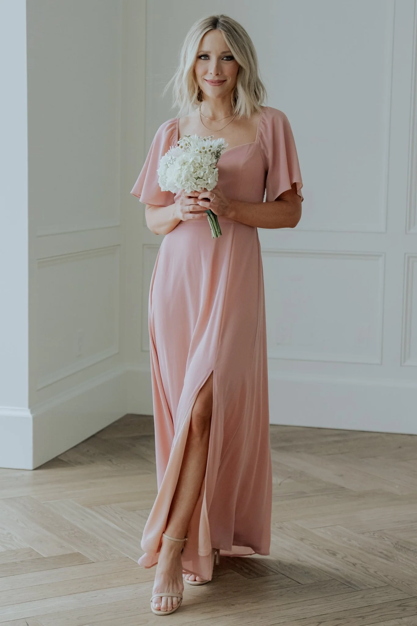 Sierra Sweetheart Maxi Dress | Blush