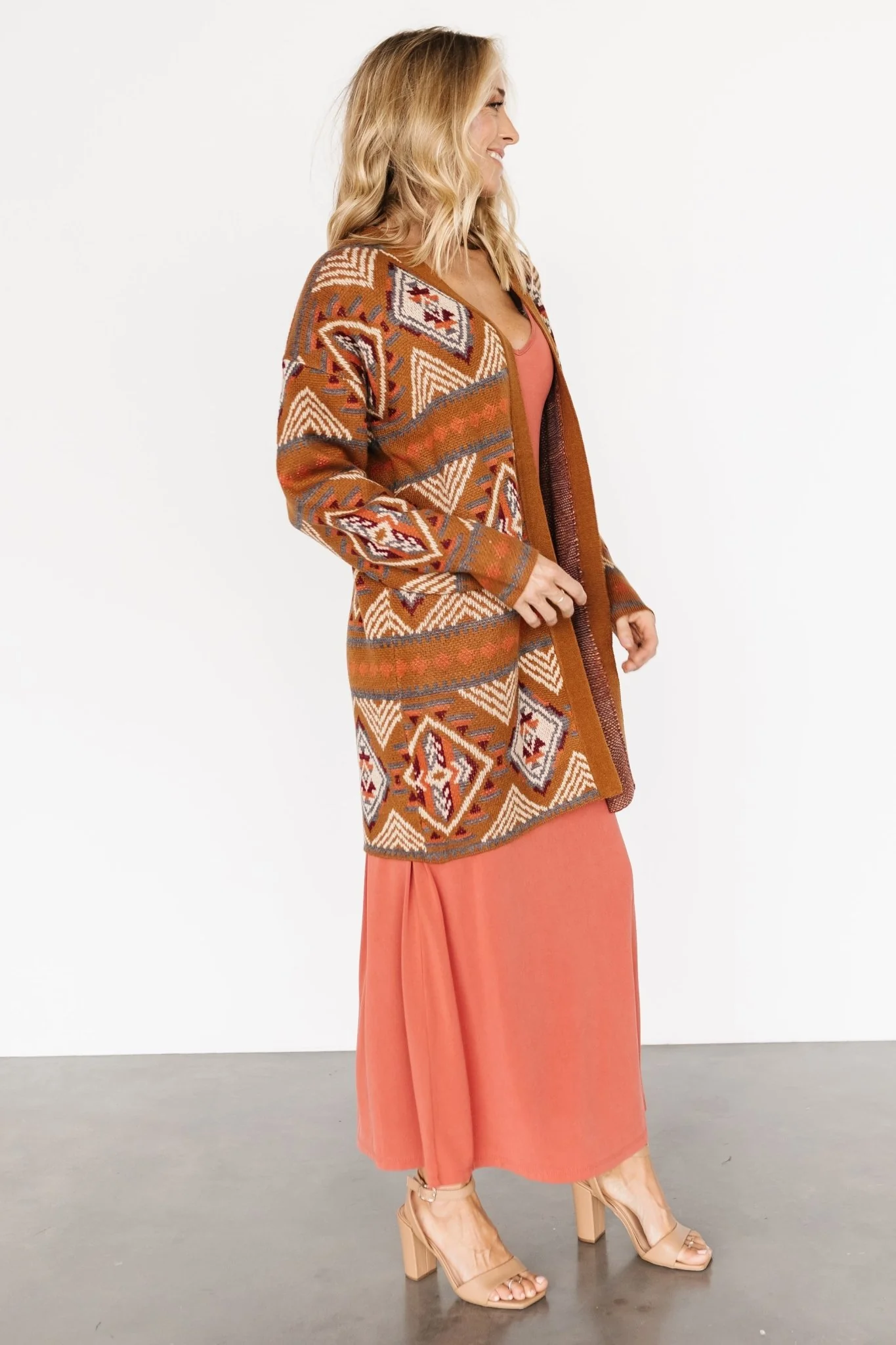 Billings Knit Cardigan | Spice Multi