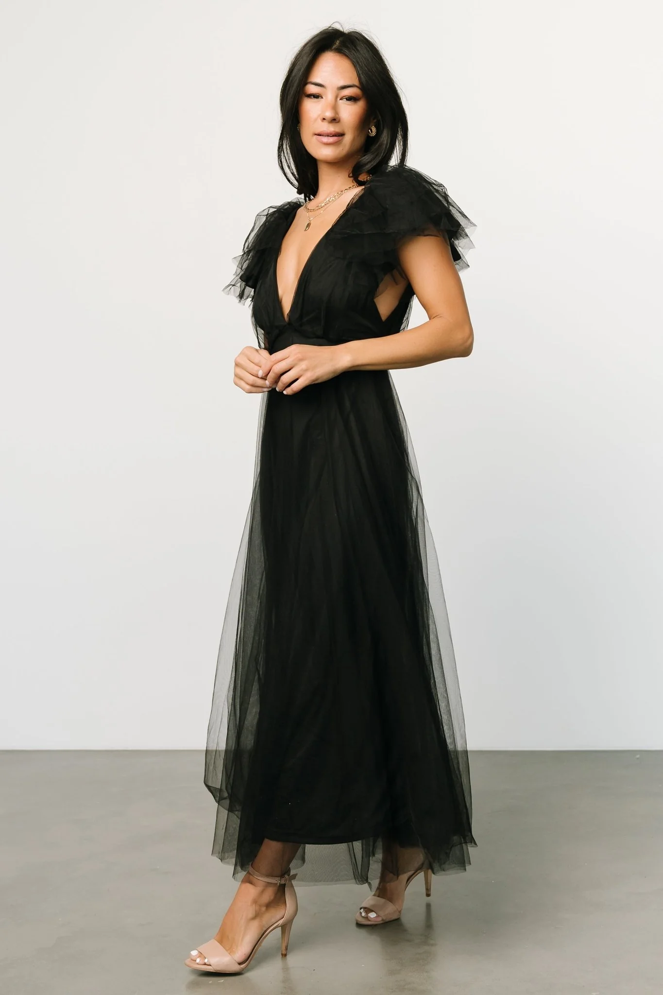 Annabella Tulle Dress | Black