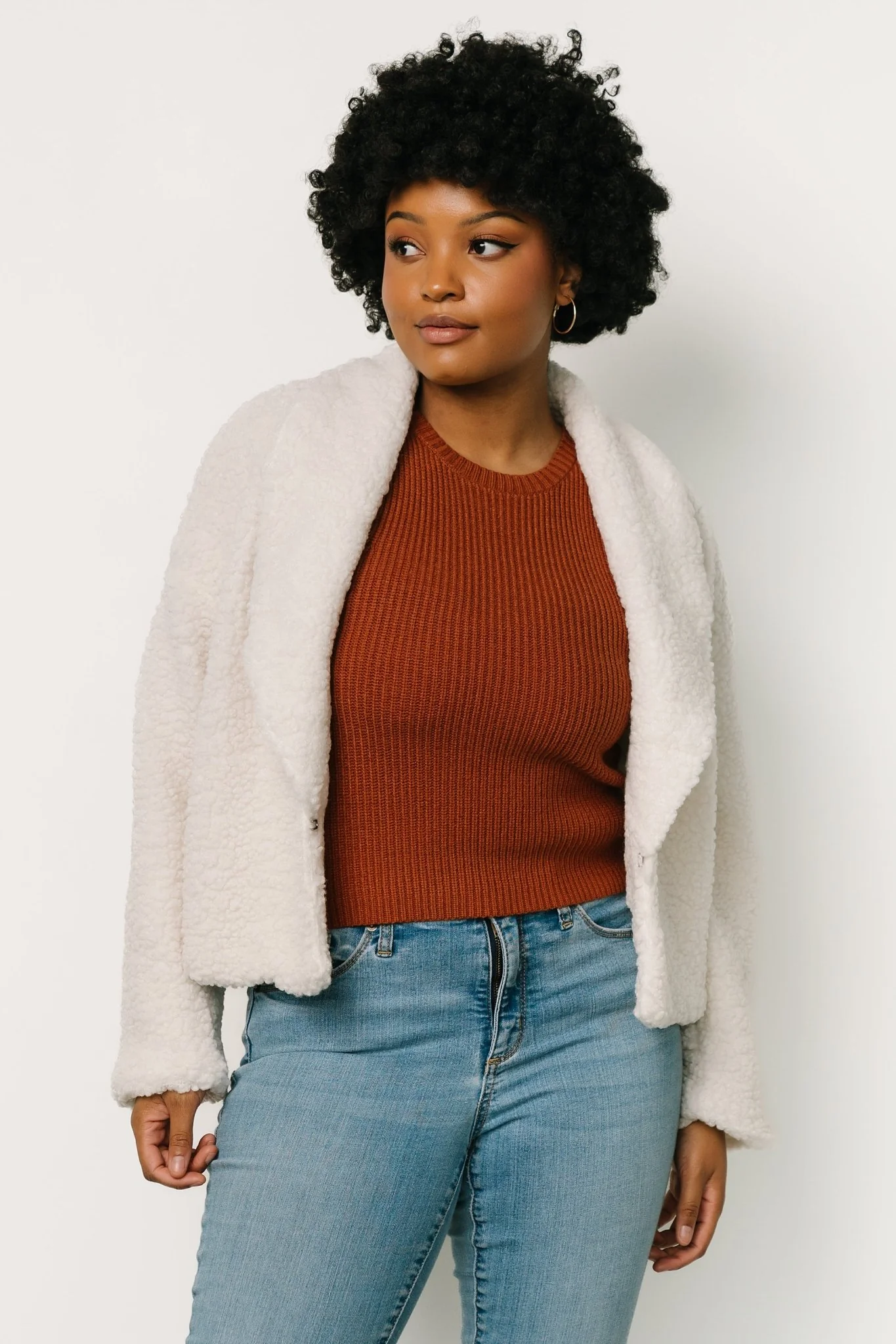 Crest Sherpa Jacket | Off White