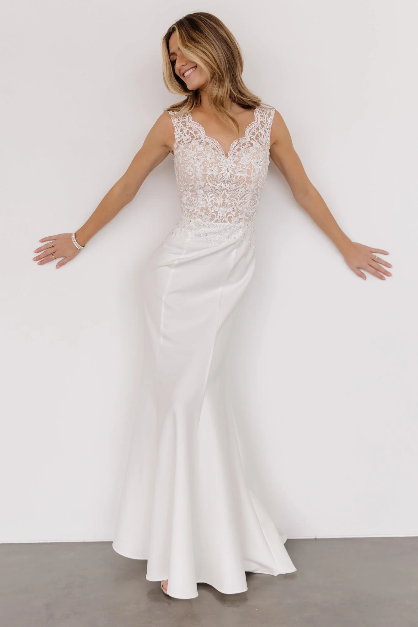 Adoration Bridal Gown | Beige + Ivory