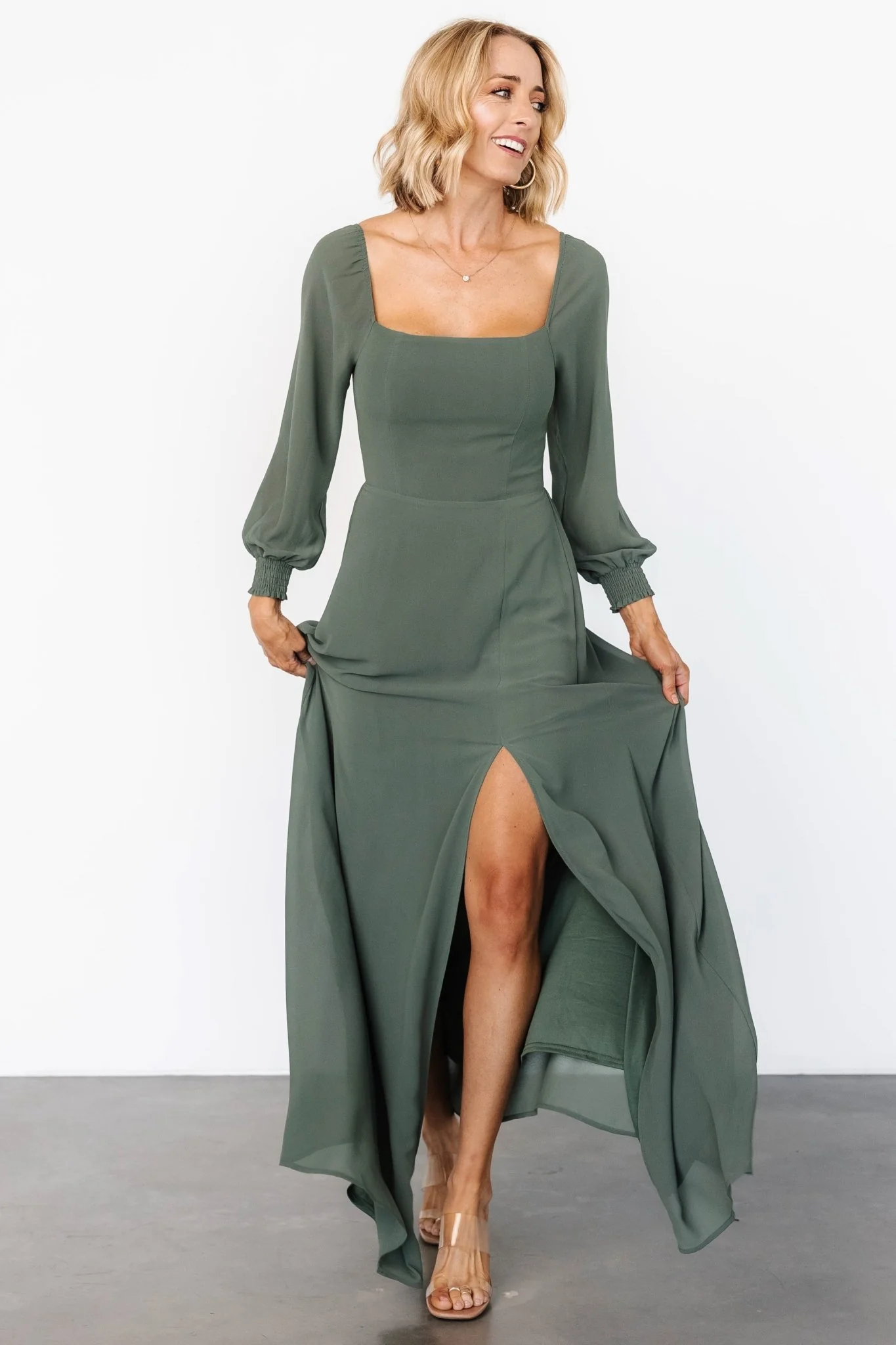 Giselle Maxi Dress | Dark Sage