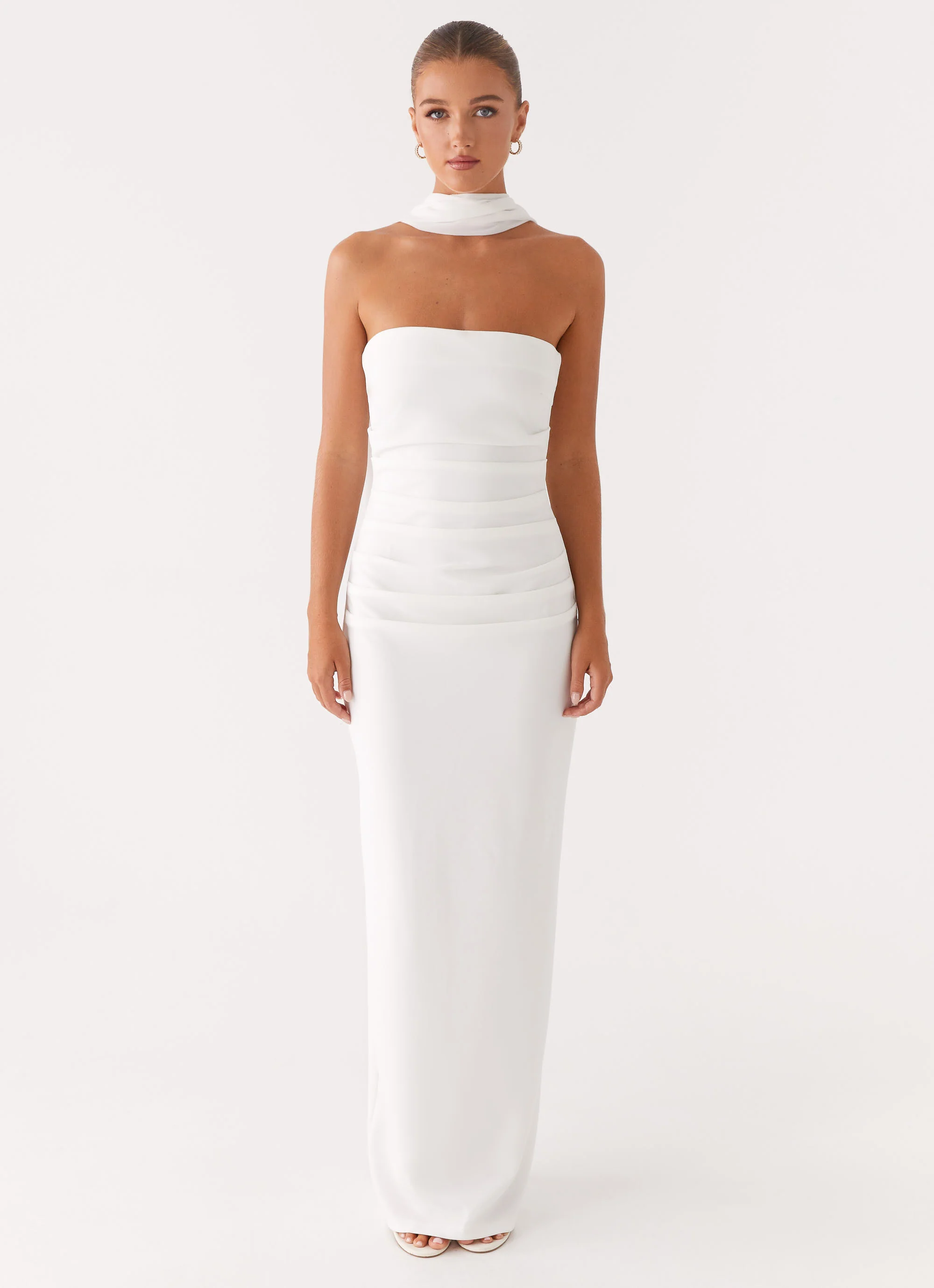 Libra Maxi Dress - White