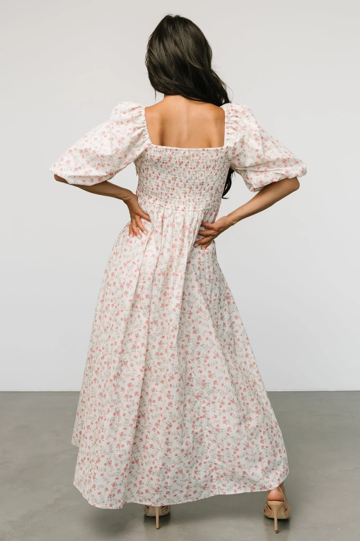 Marguerite Maxi Dress | Cream Floral