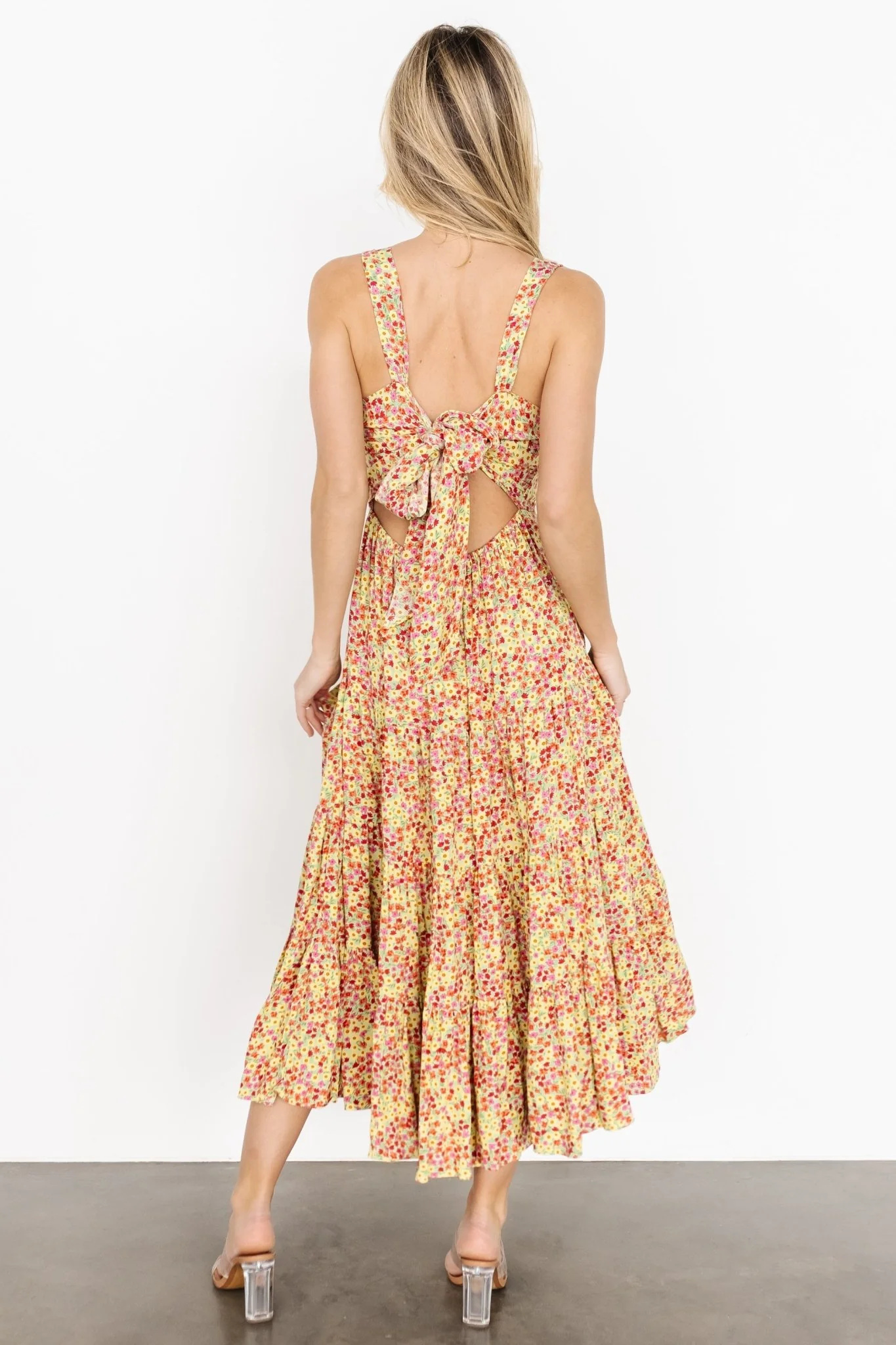 Campbell Tie Back Dress | Multi Floral