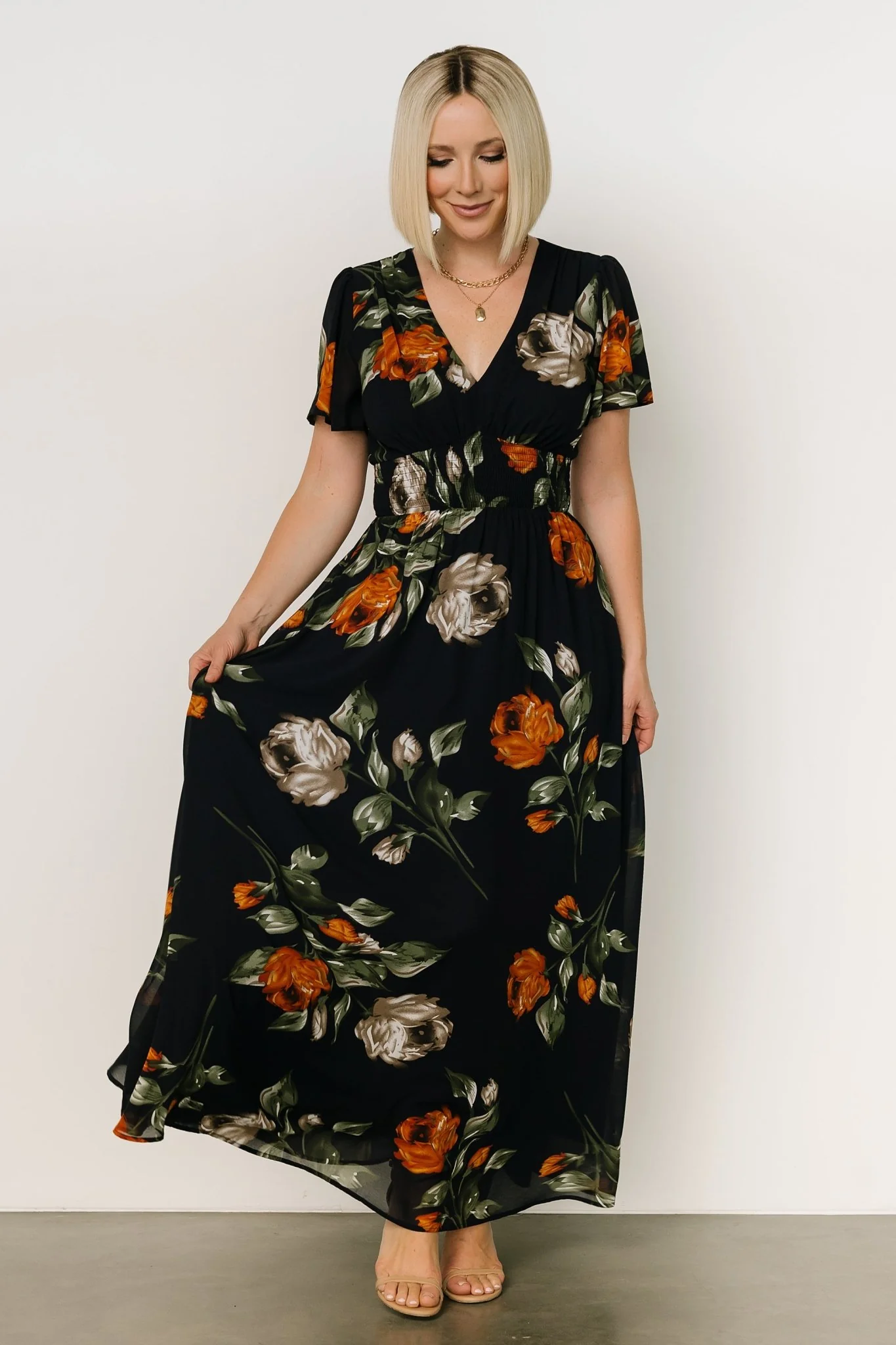 Birdie Maxi Dress | Midnight Navy Floral