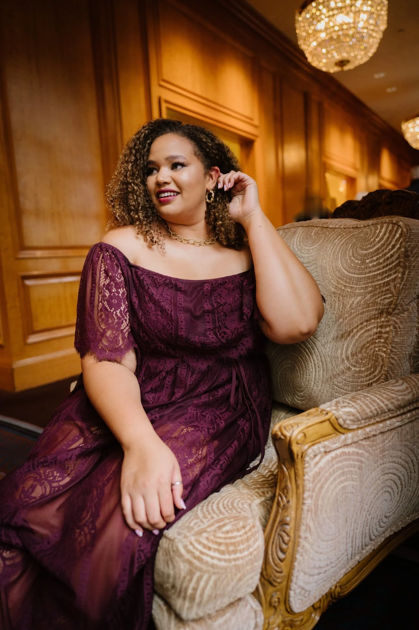 Caroline Lace Maxi Dress | Mulberry