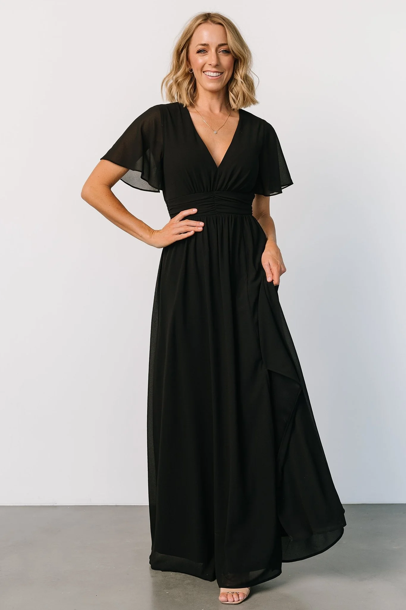 Ramona Maxi Dress | Black