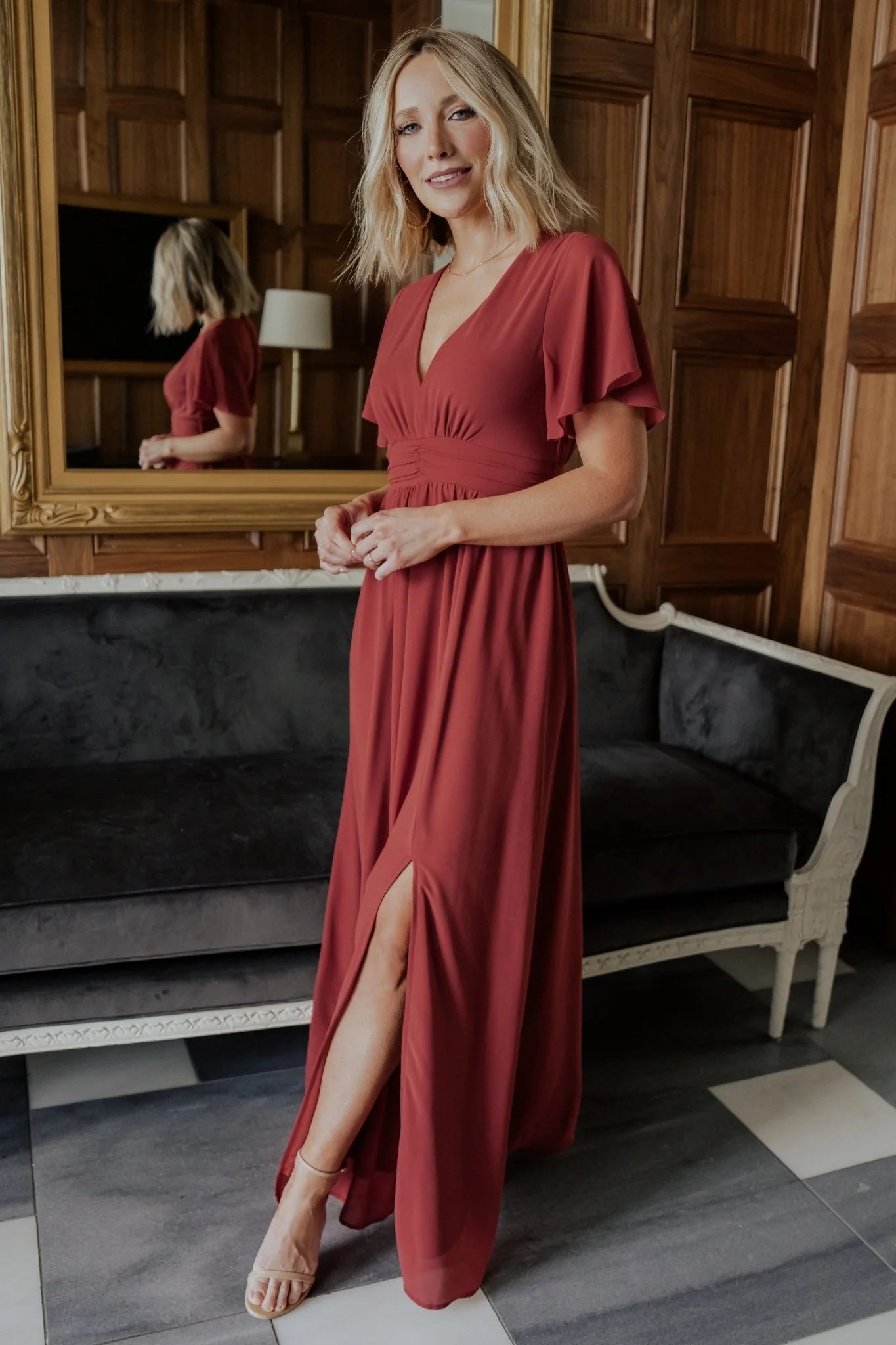 Ramona Maxi Dress | Terracotta