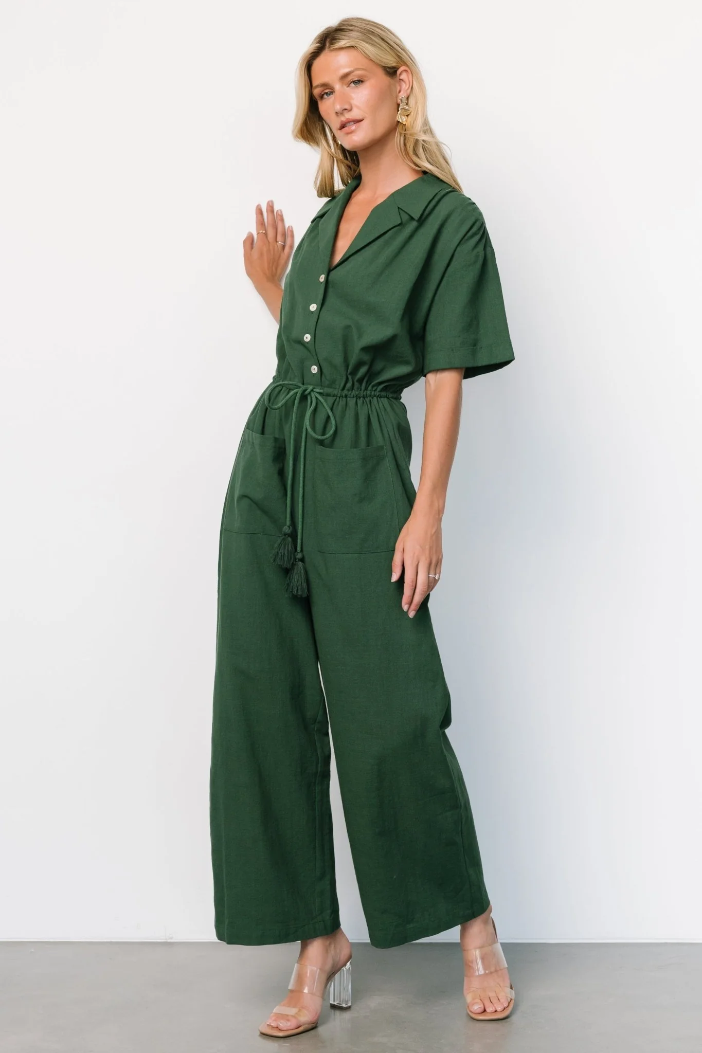 Hemming Jumpsuit | Green