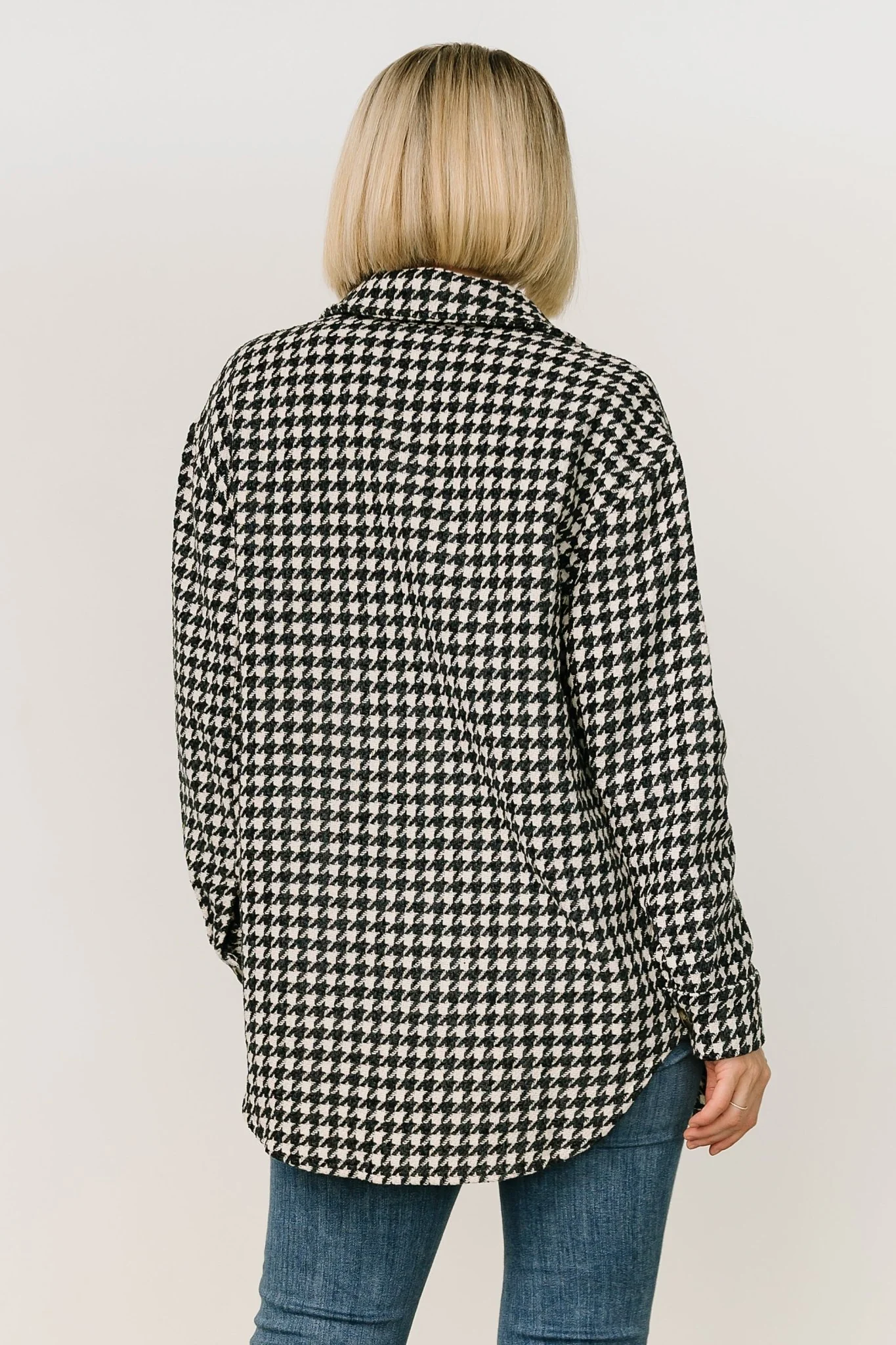 Bridger Houndstooth Jacket | Dark Navy + Ivory