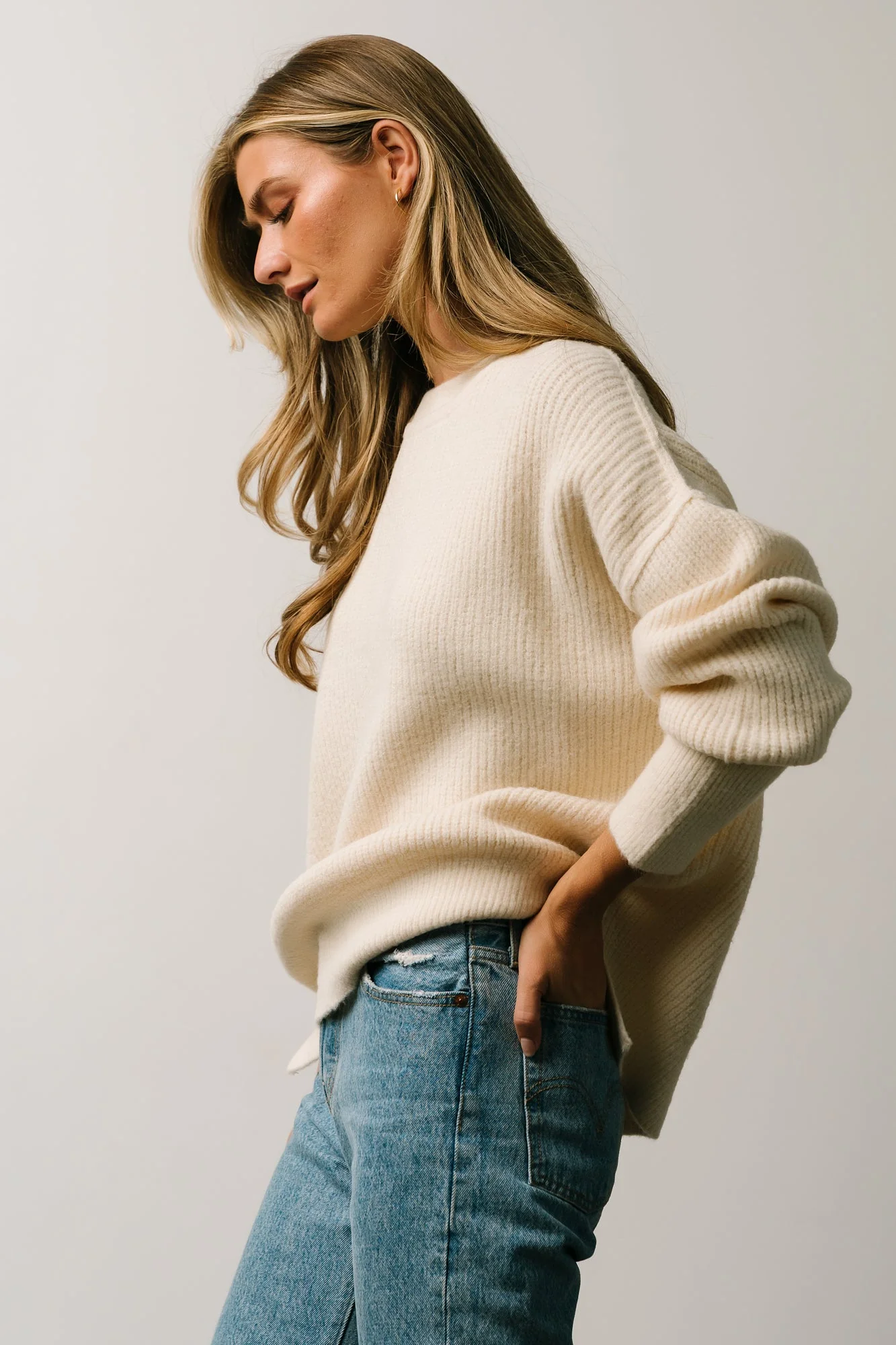 Jacey Knit Sweater | Ivory