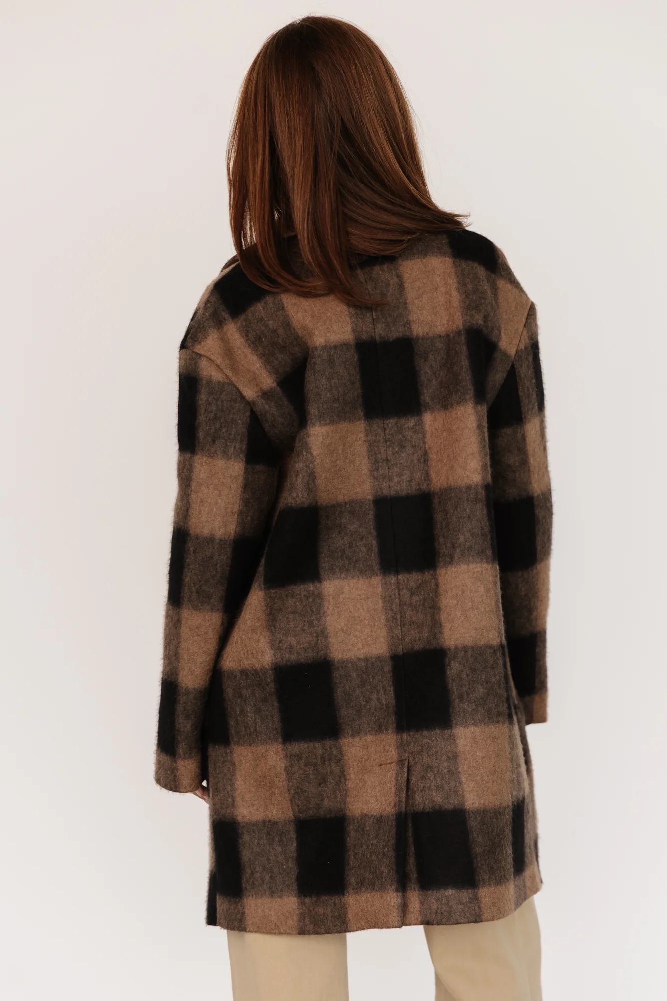 Kirsti Coat | Black + Camel