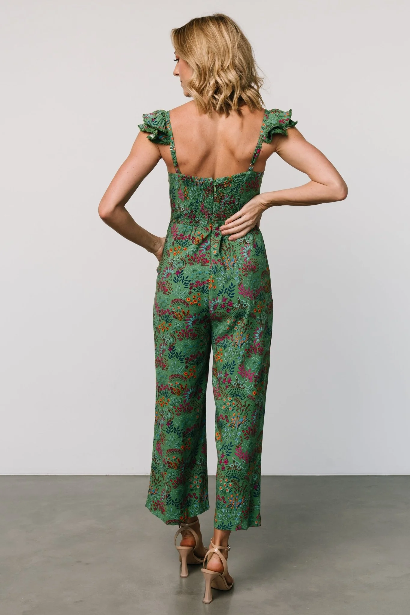Chora Jumpsuit | Green Multi