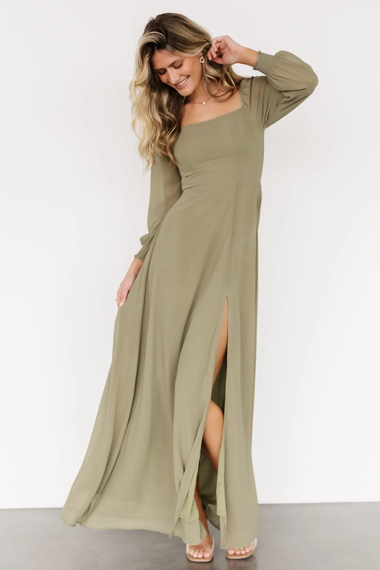Giselle Maxi Dress | Dusty Olive