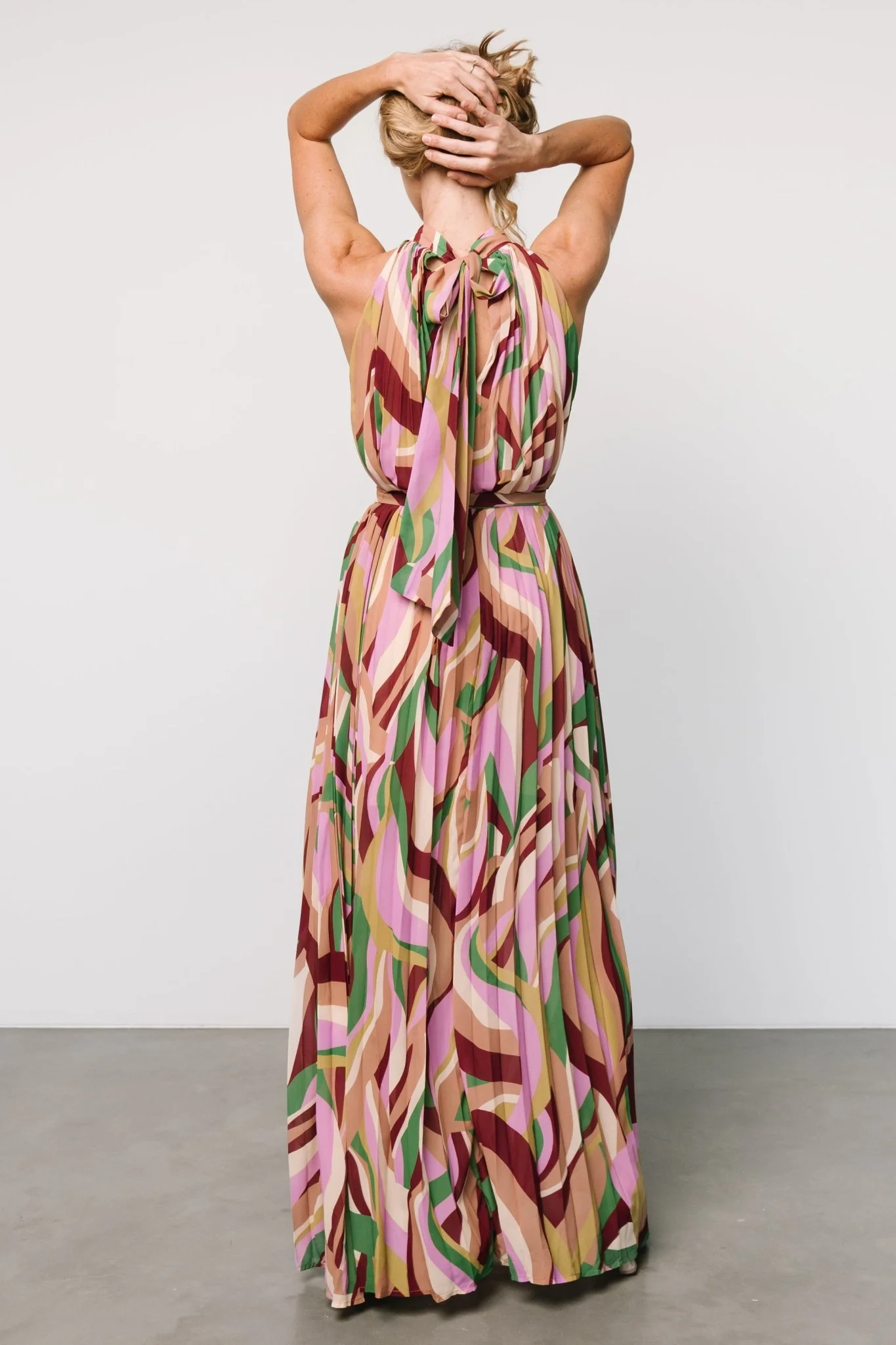 Rita Maxi Dress | Green Multi Print