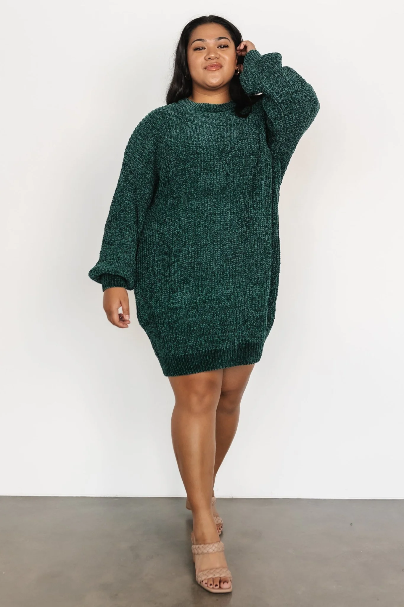 Christa Sweater Dress | Emerald