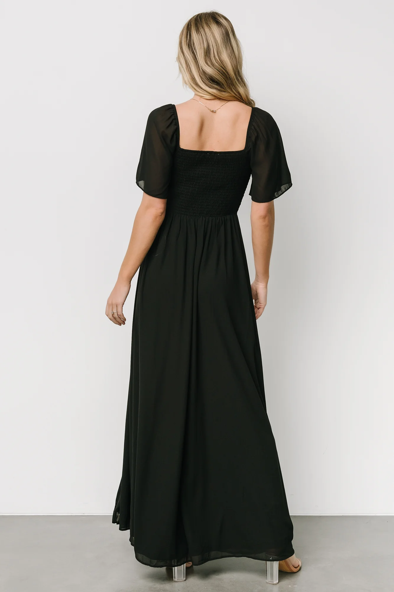 Sierra Sweetheart Maxi Dress | Black