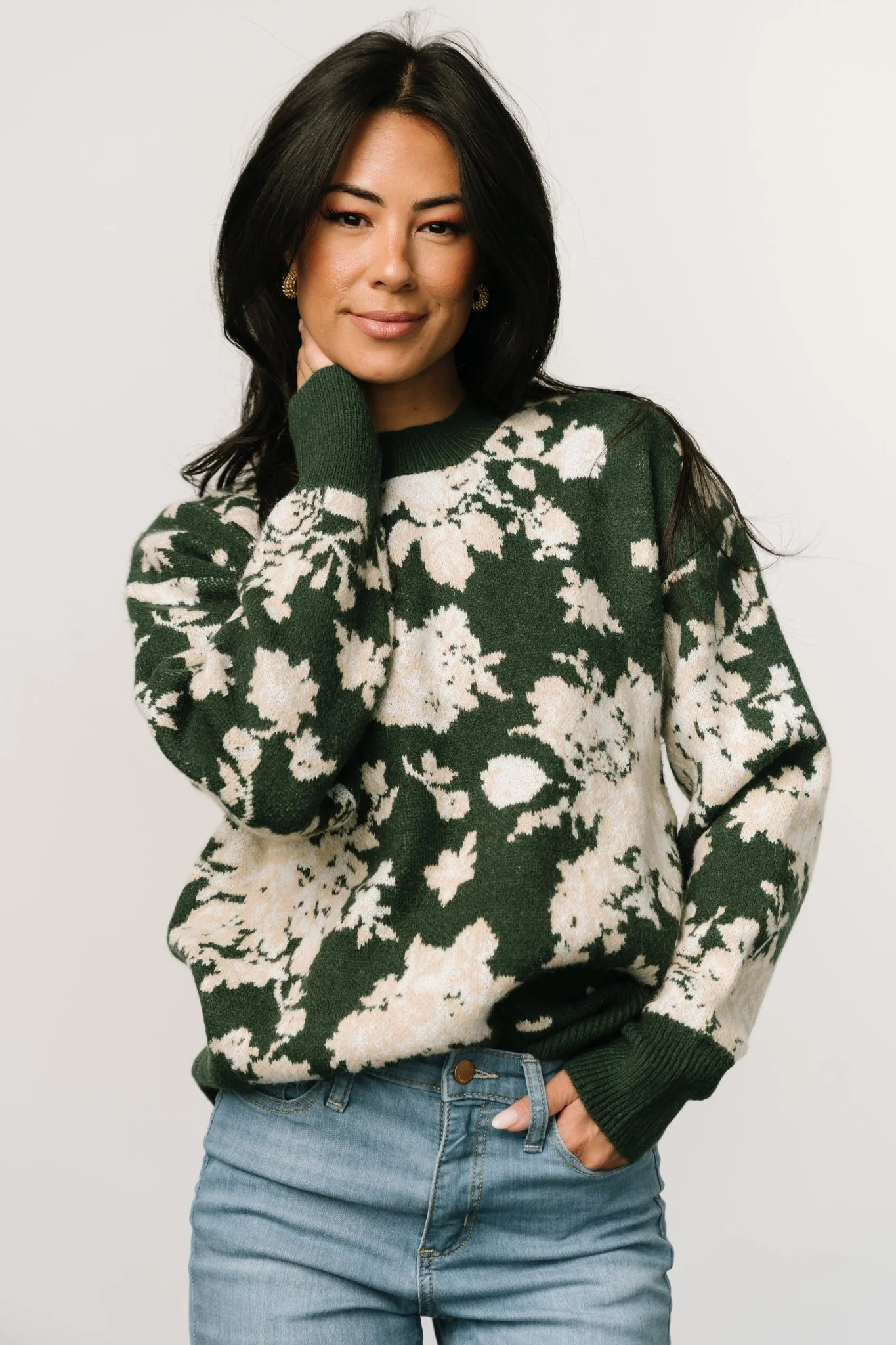Legend Sweater | Hunter Green Multi