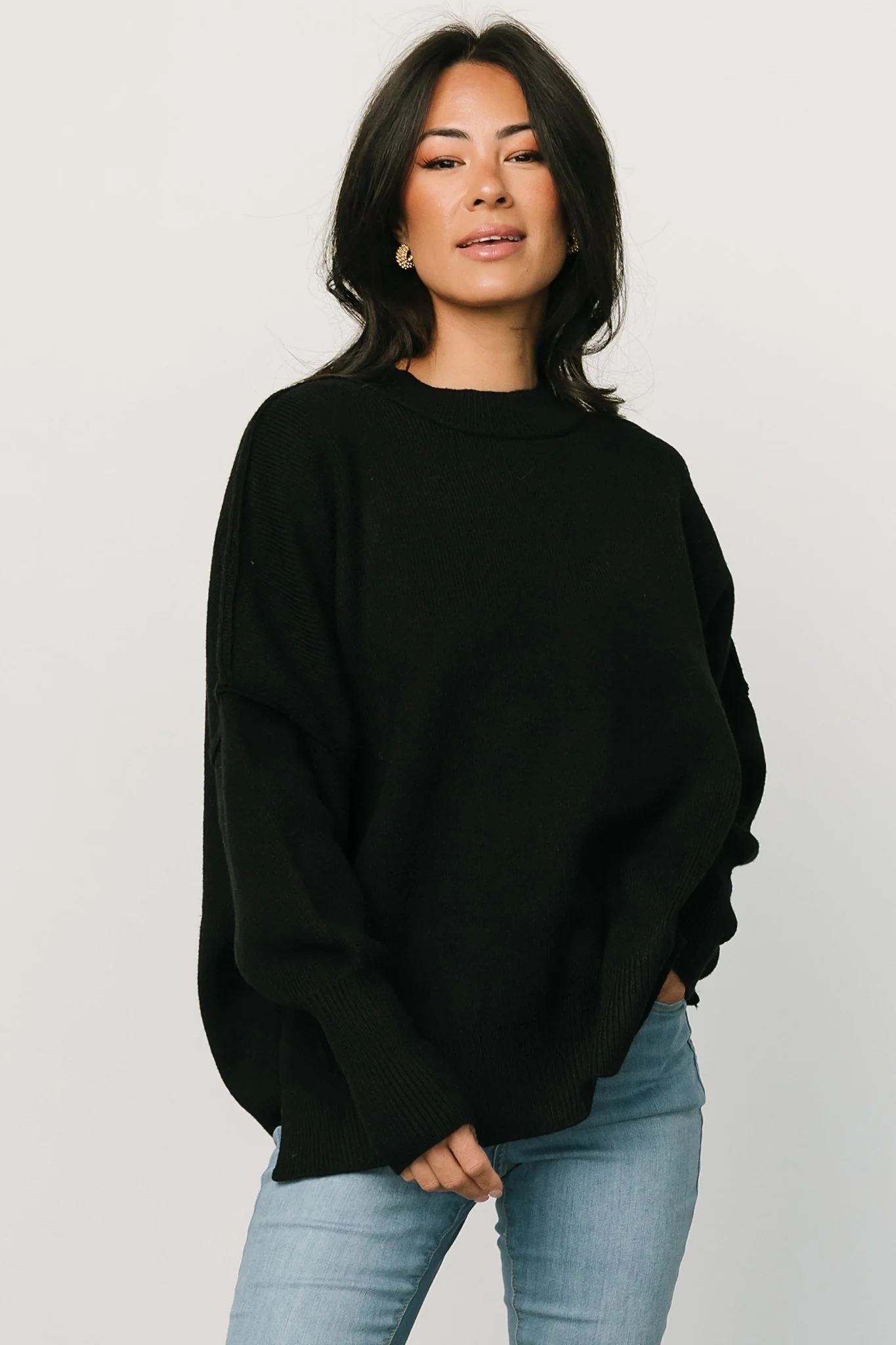 Jeremiah Knit Sweater | Black