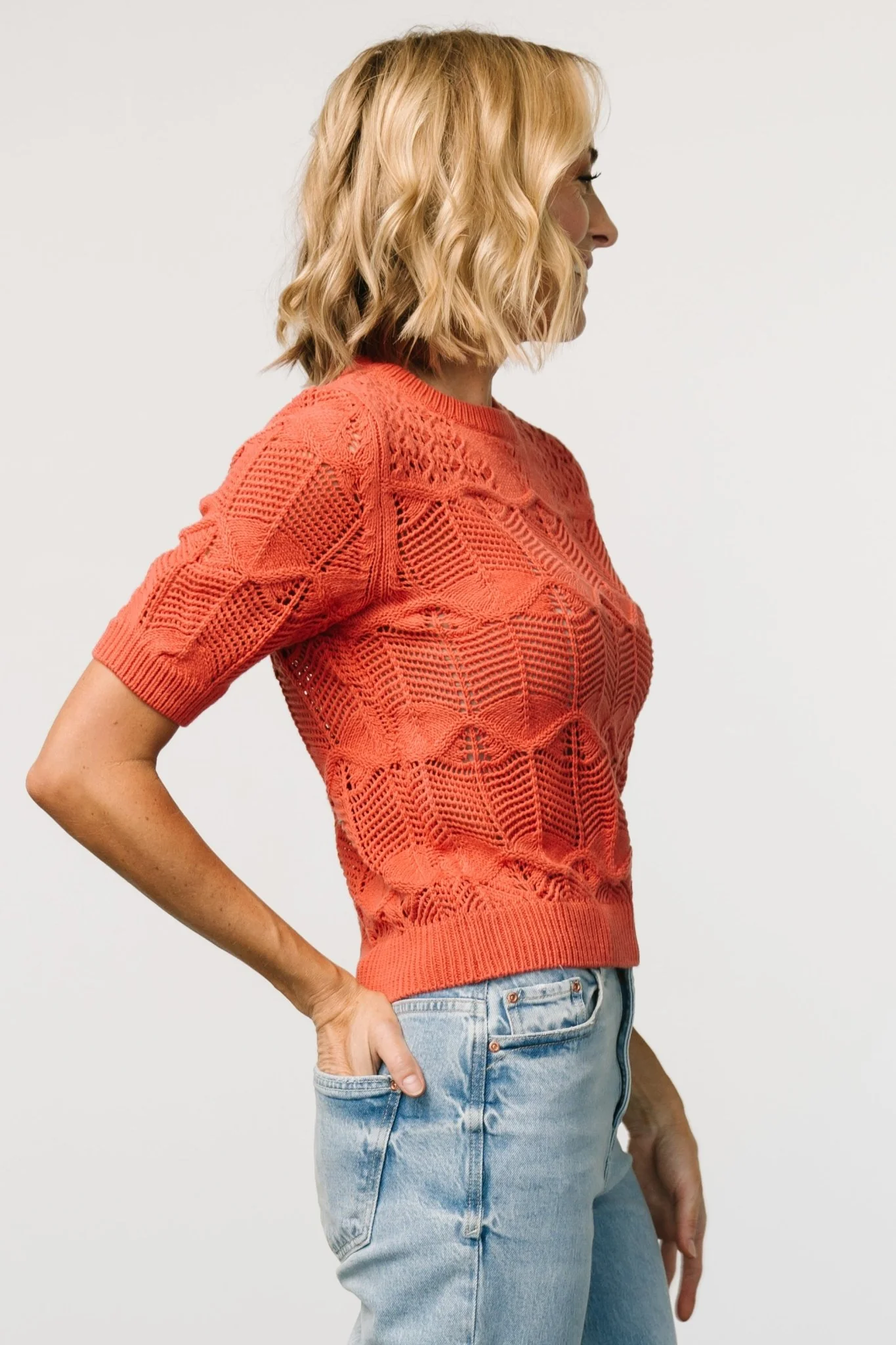 Josella Knit Top | Rust