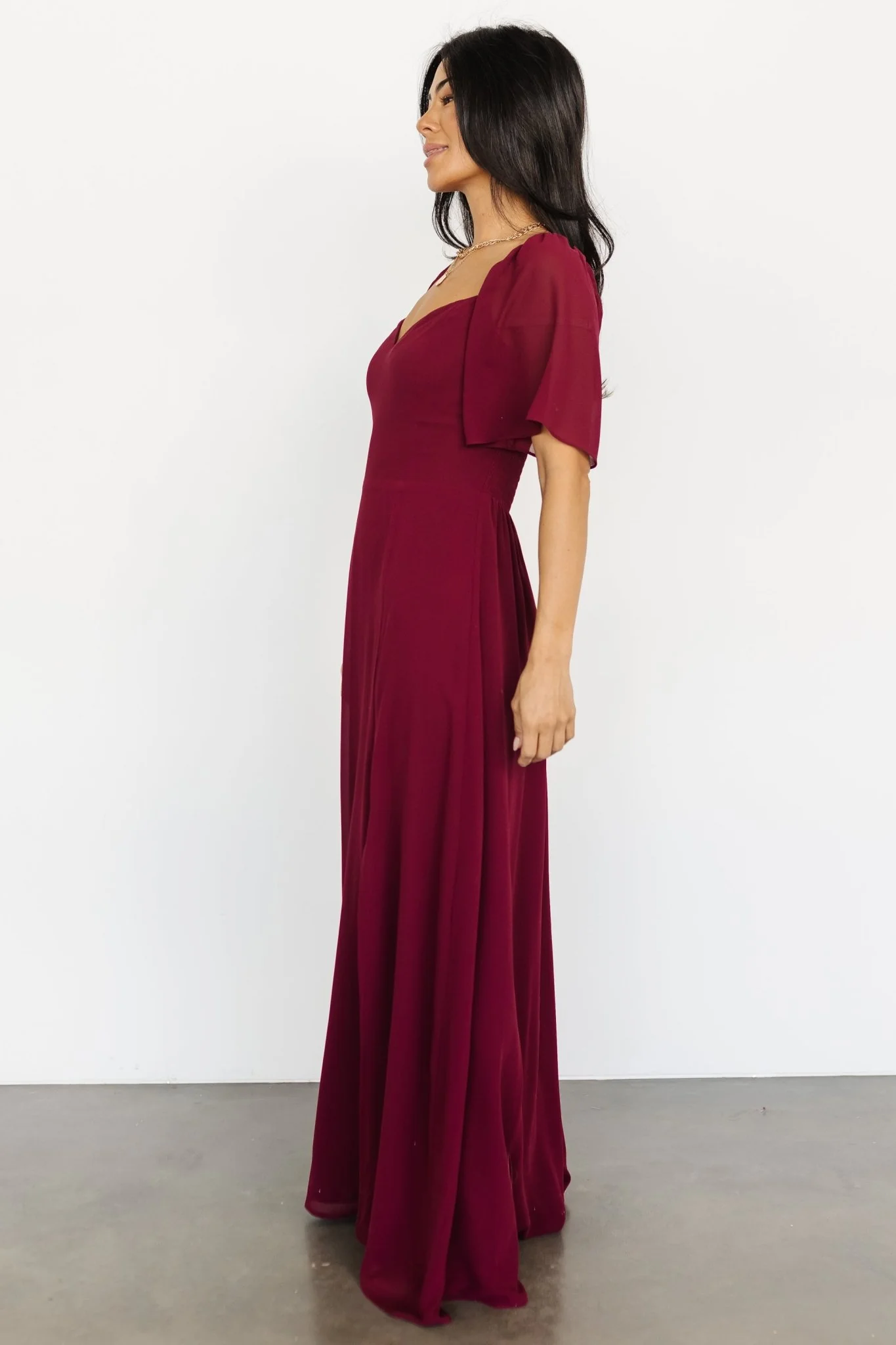 Sierra Sweetheart Maxi Dress | Mulberry