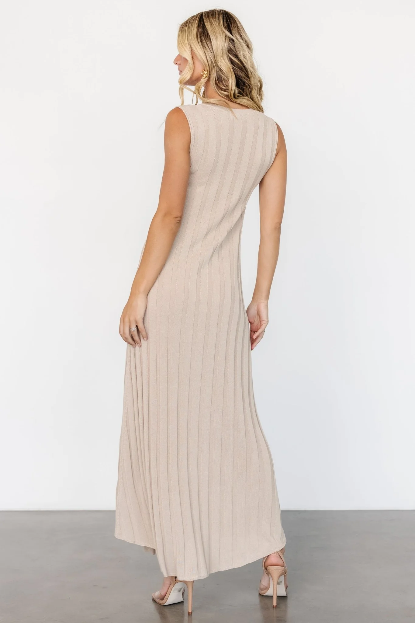 Skylar Tank Maxi Dress | Taupe