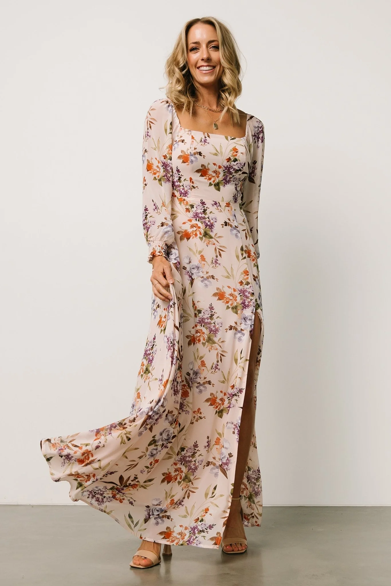 Giselle Maxi Dress | Blush Multi Floral