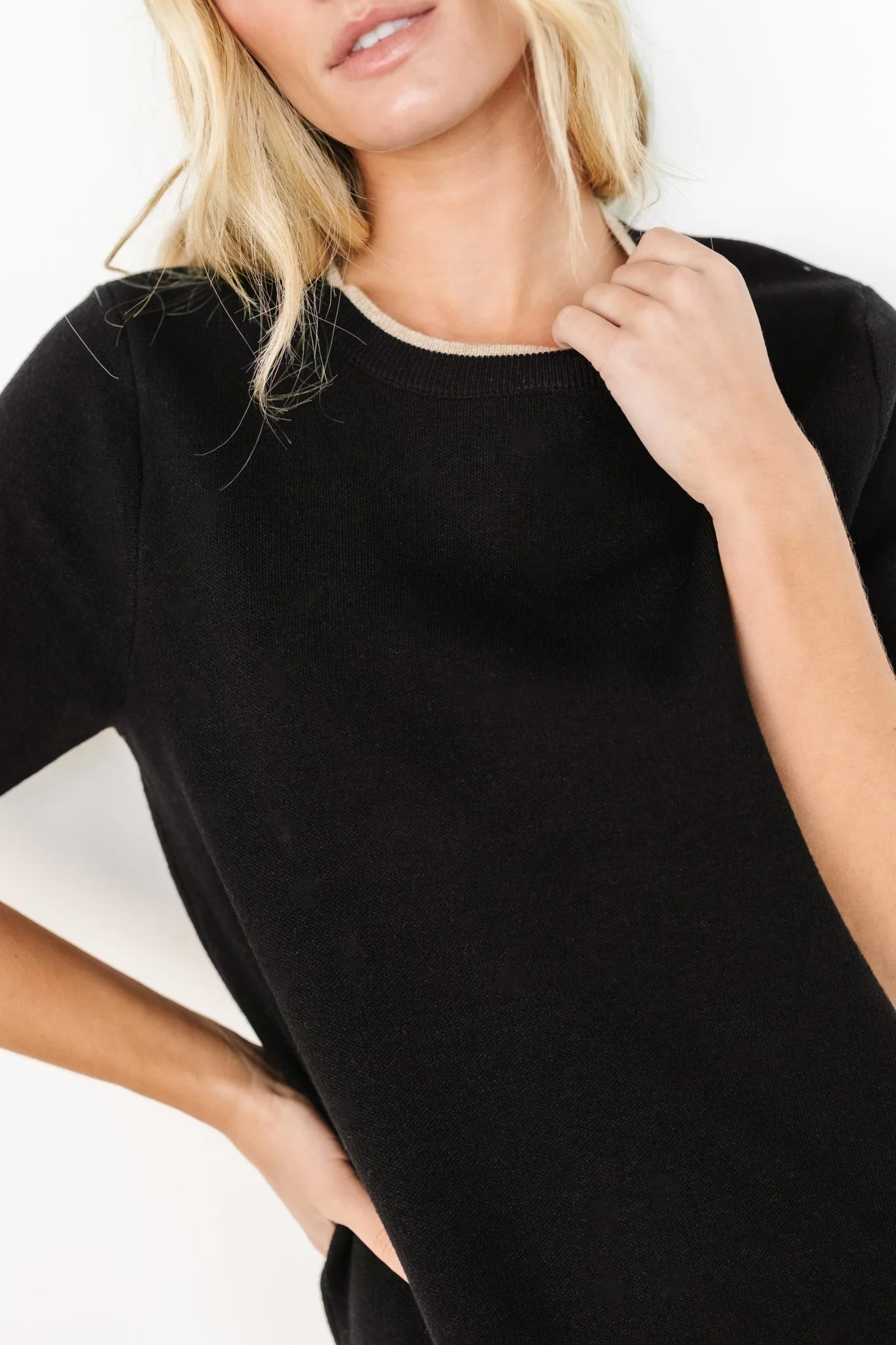 Emelia Shift Dress | Black