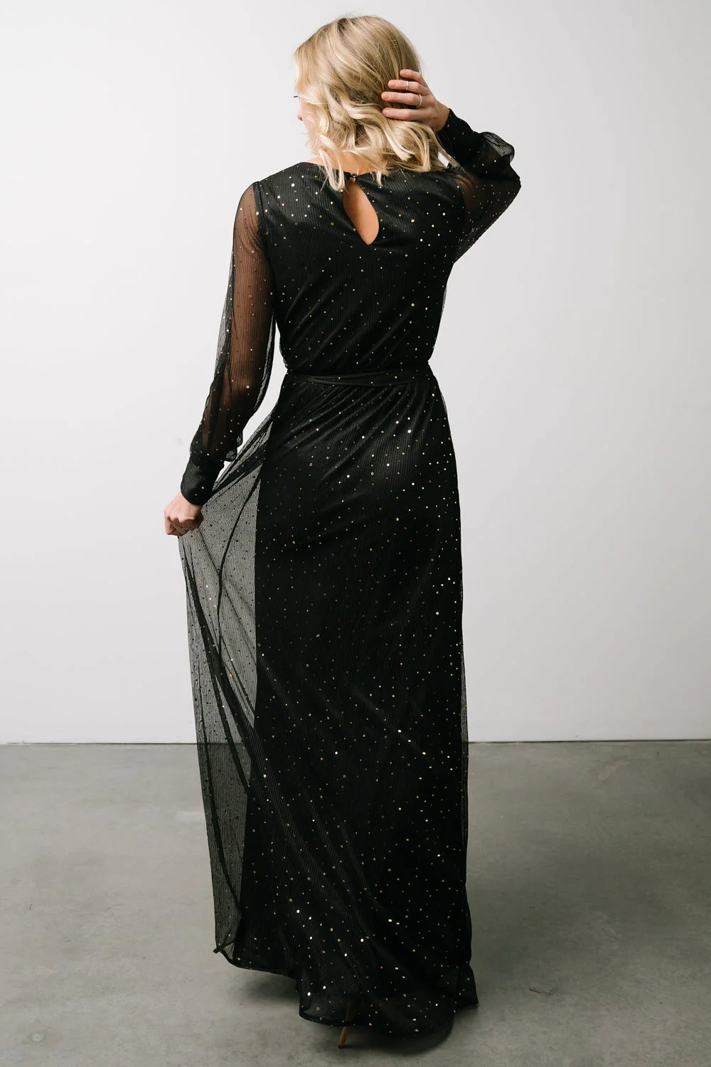Abigail Sparkle Gown | Black