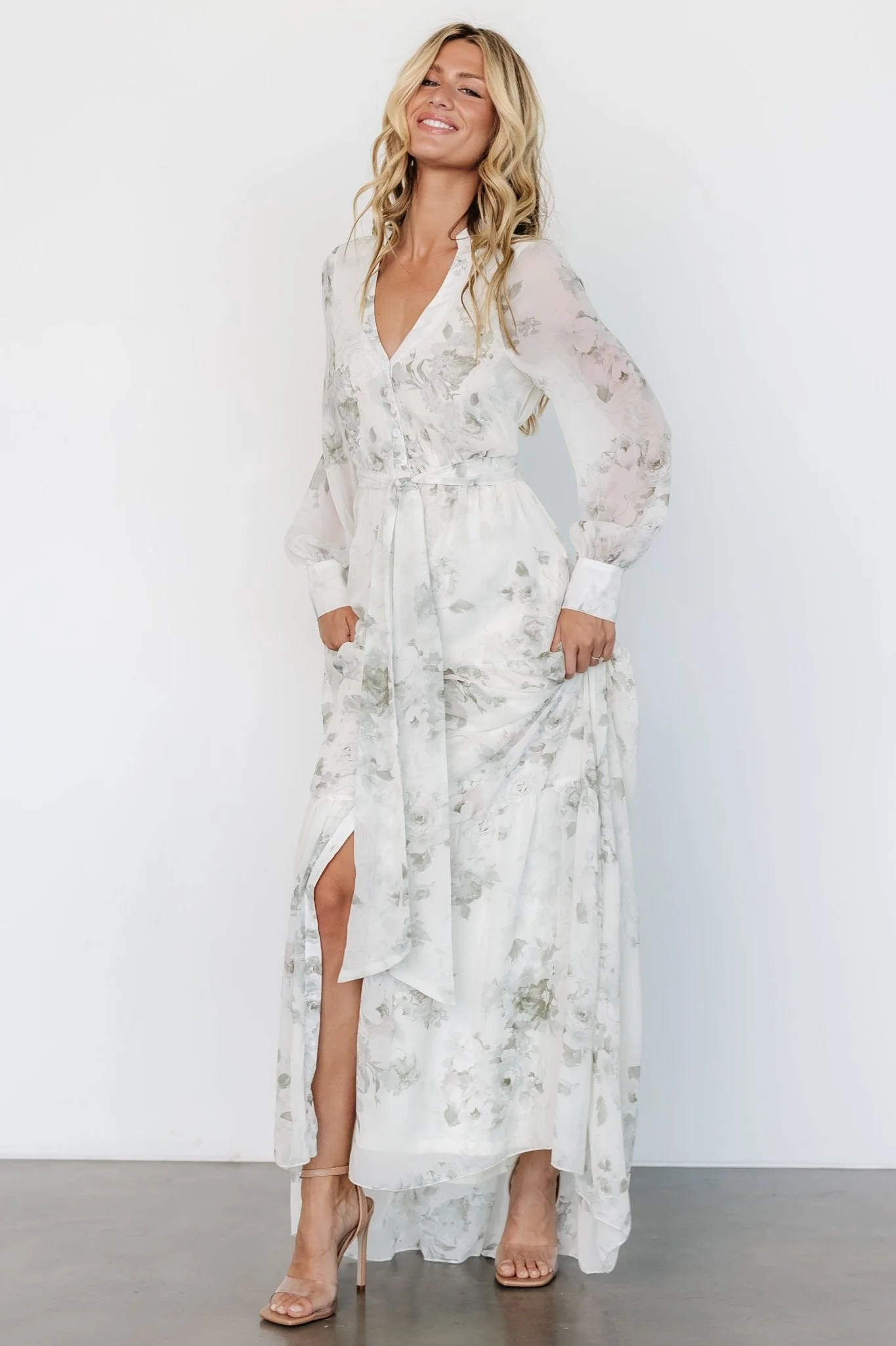 Lizette Maxi Dress | Sage Print