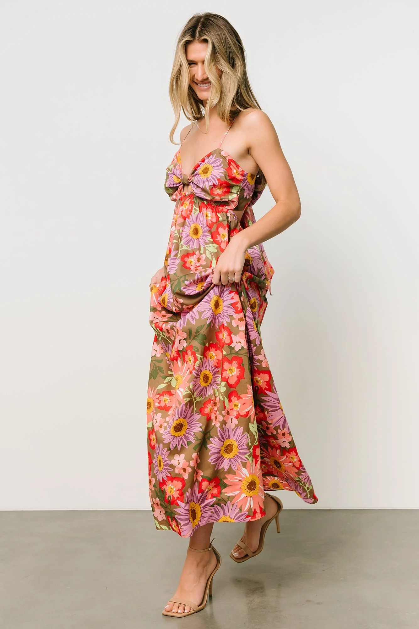 Rosalee Maxi Dress | Flower Multi