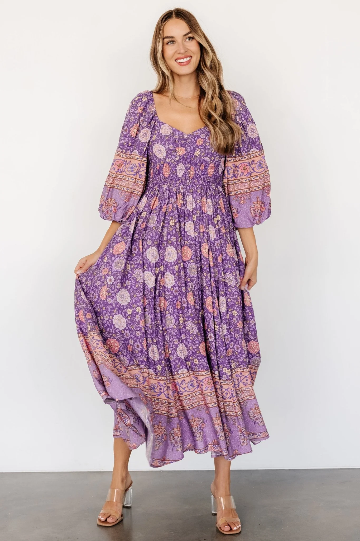 Trixie Dress | Purple Multi