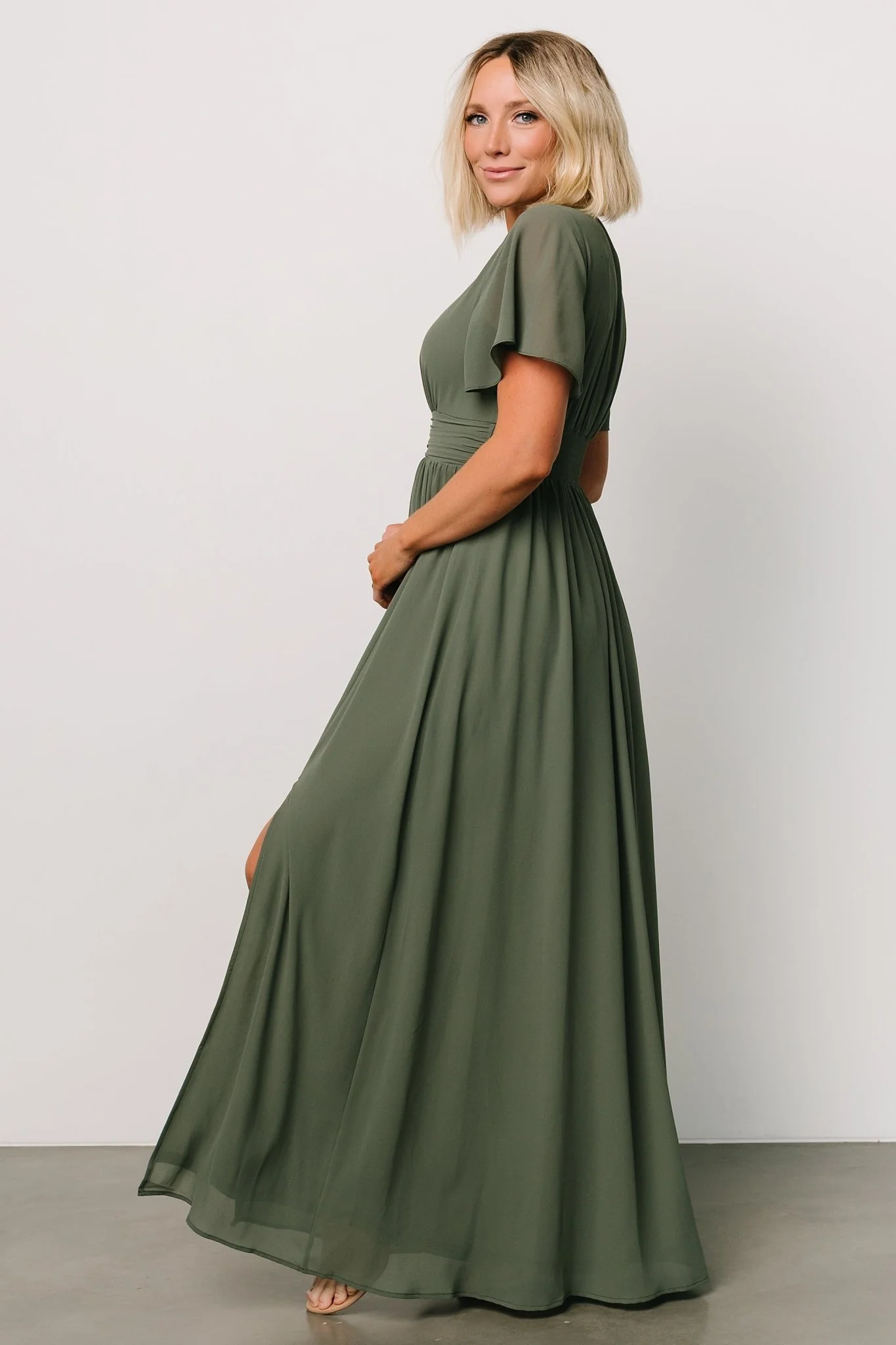 Ramona Maxi Dress | Dark Sage
