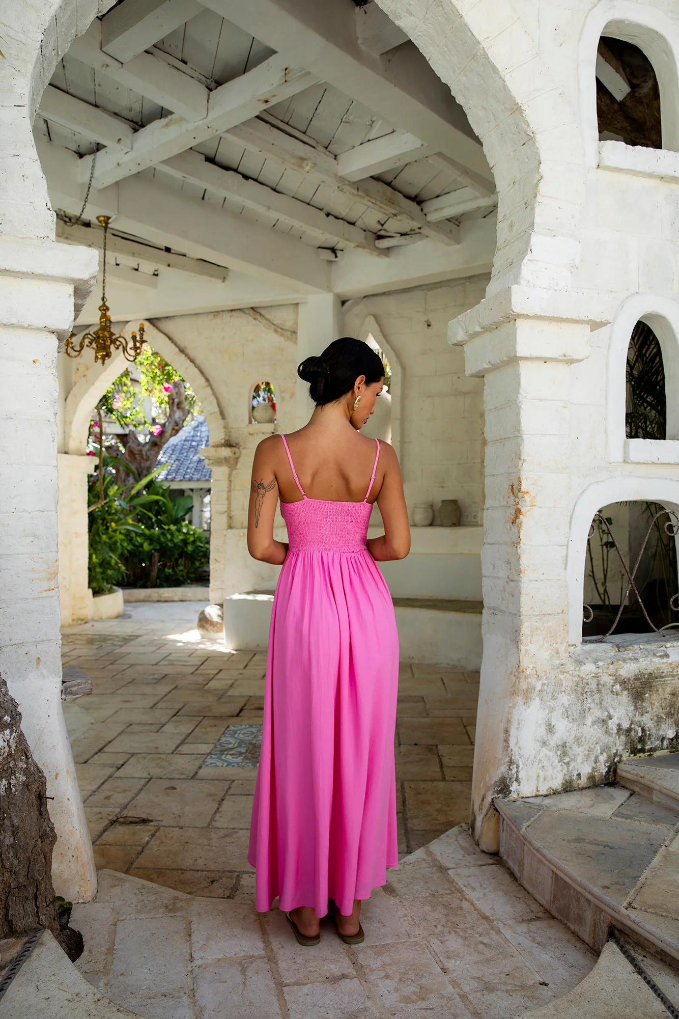 FORTUNATE ONE Blushing Lovers Maxi Dress Pink