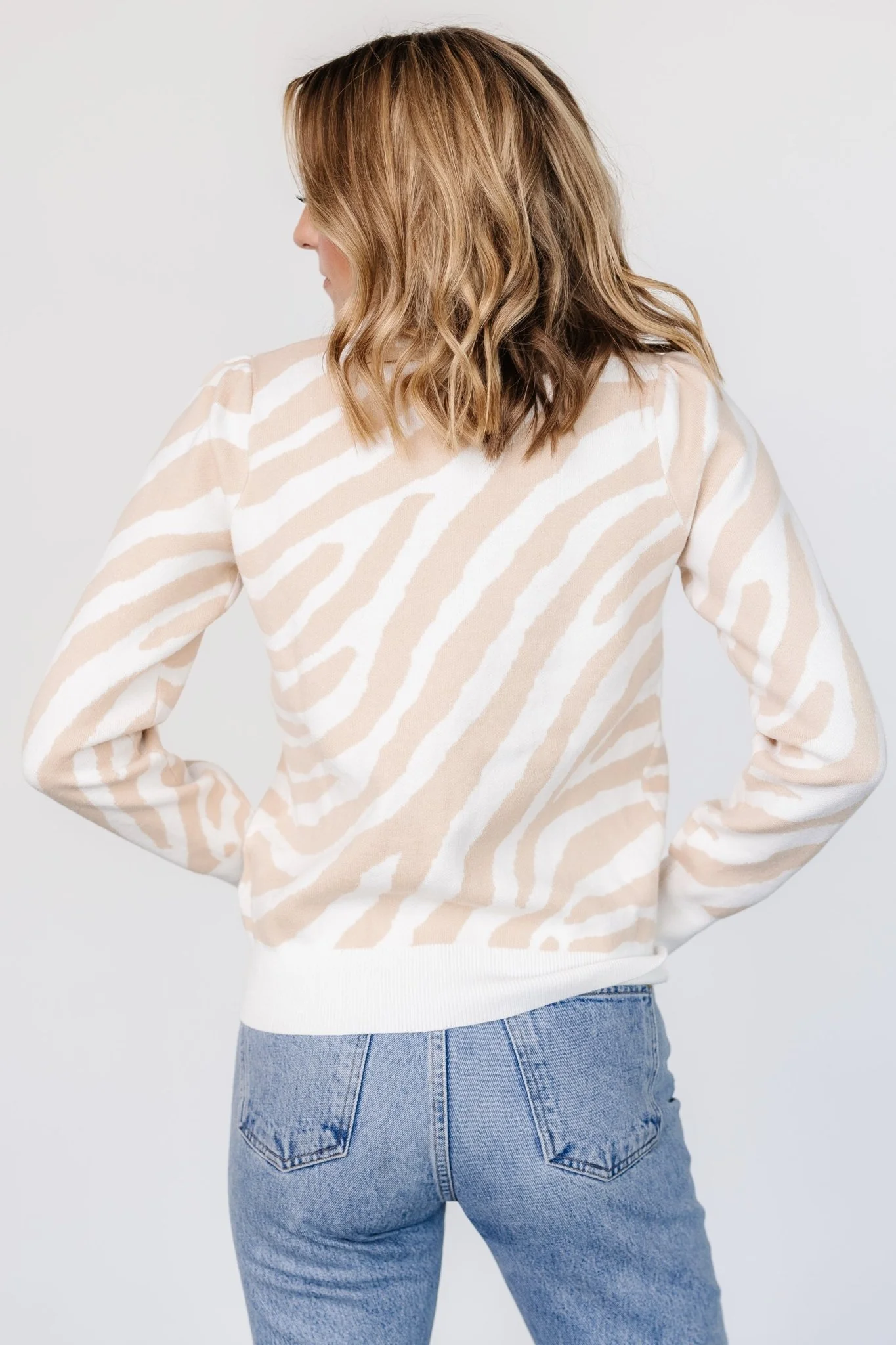 Carter Sweater | Oatmeal Print