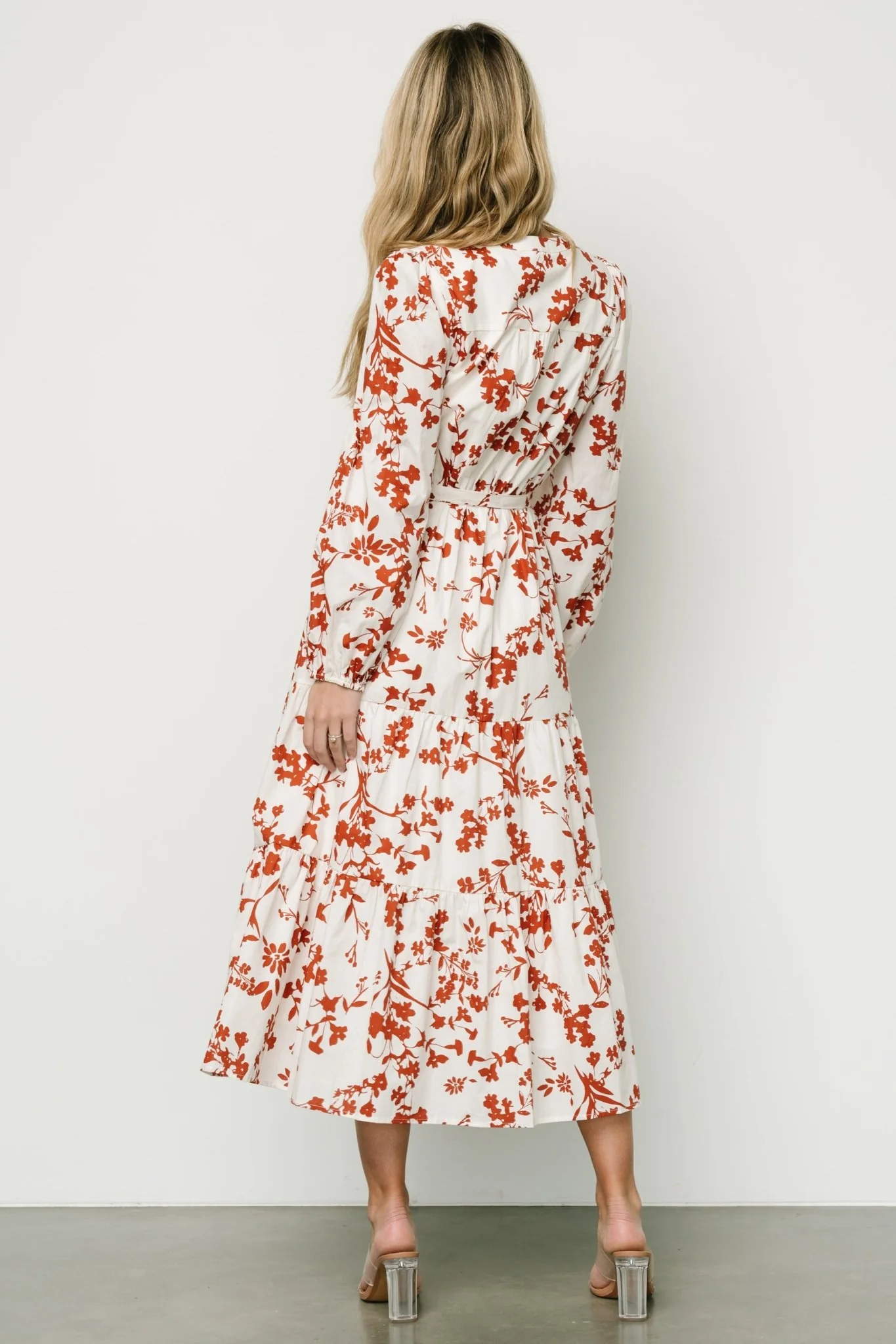 Hale Maxi Dress | Rust Print