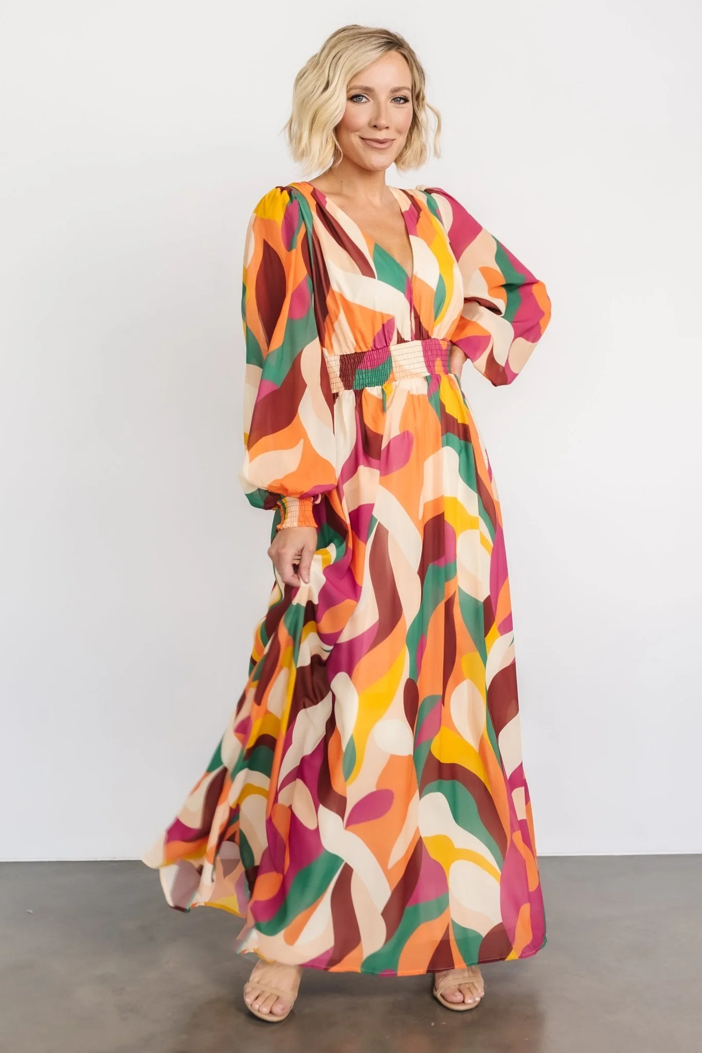 Lawson Maxi Dress | Green Multi