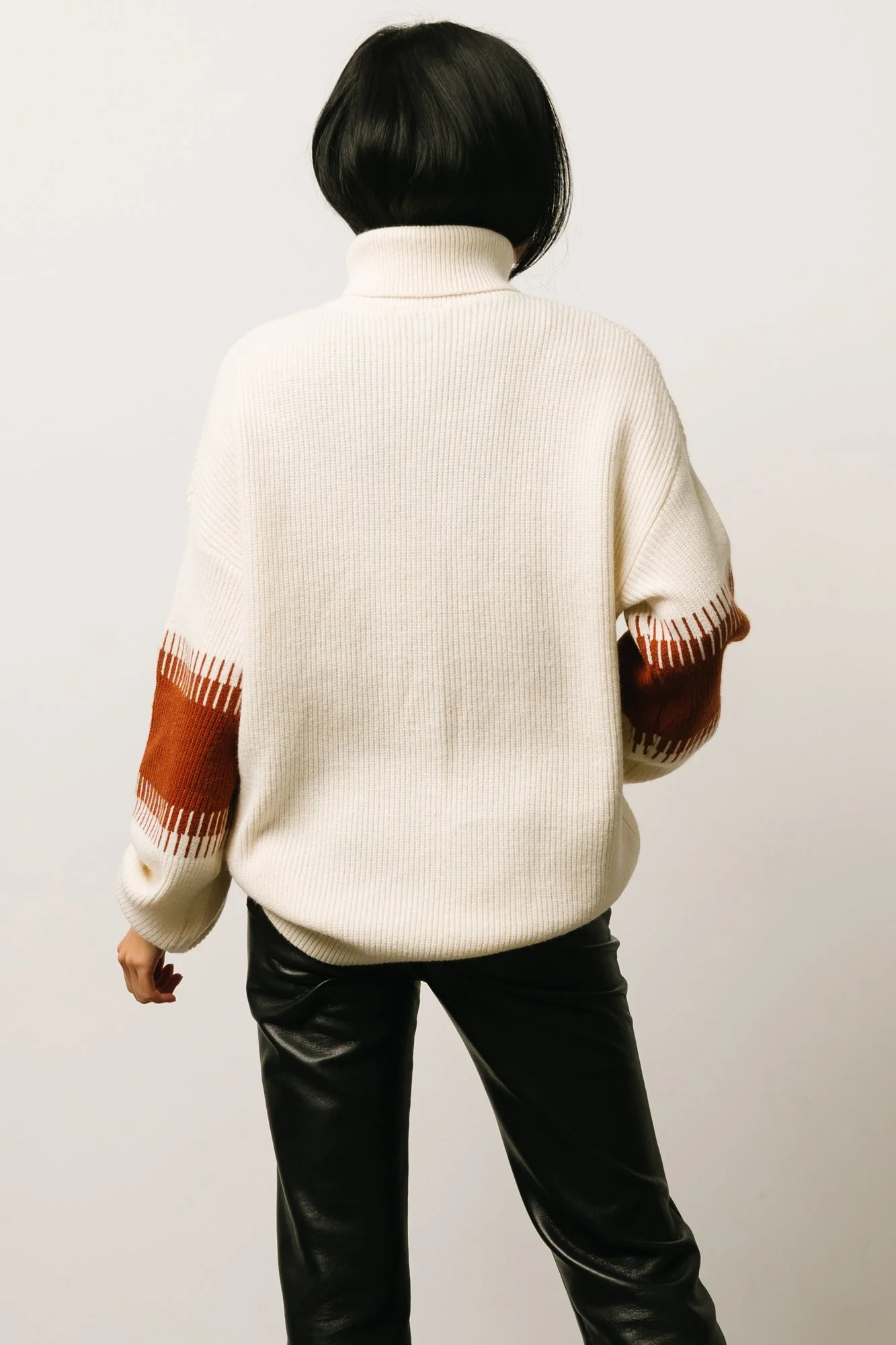 Antonov Turtle Neck Sweater | Cream + Spice