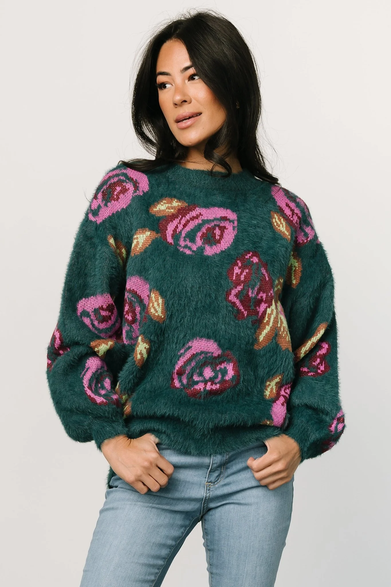 Ryder Sweater | Jade Multi Floral