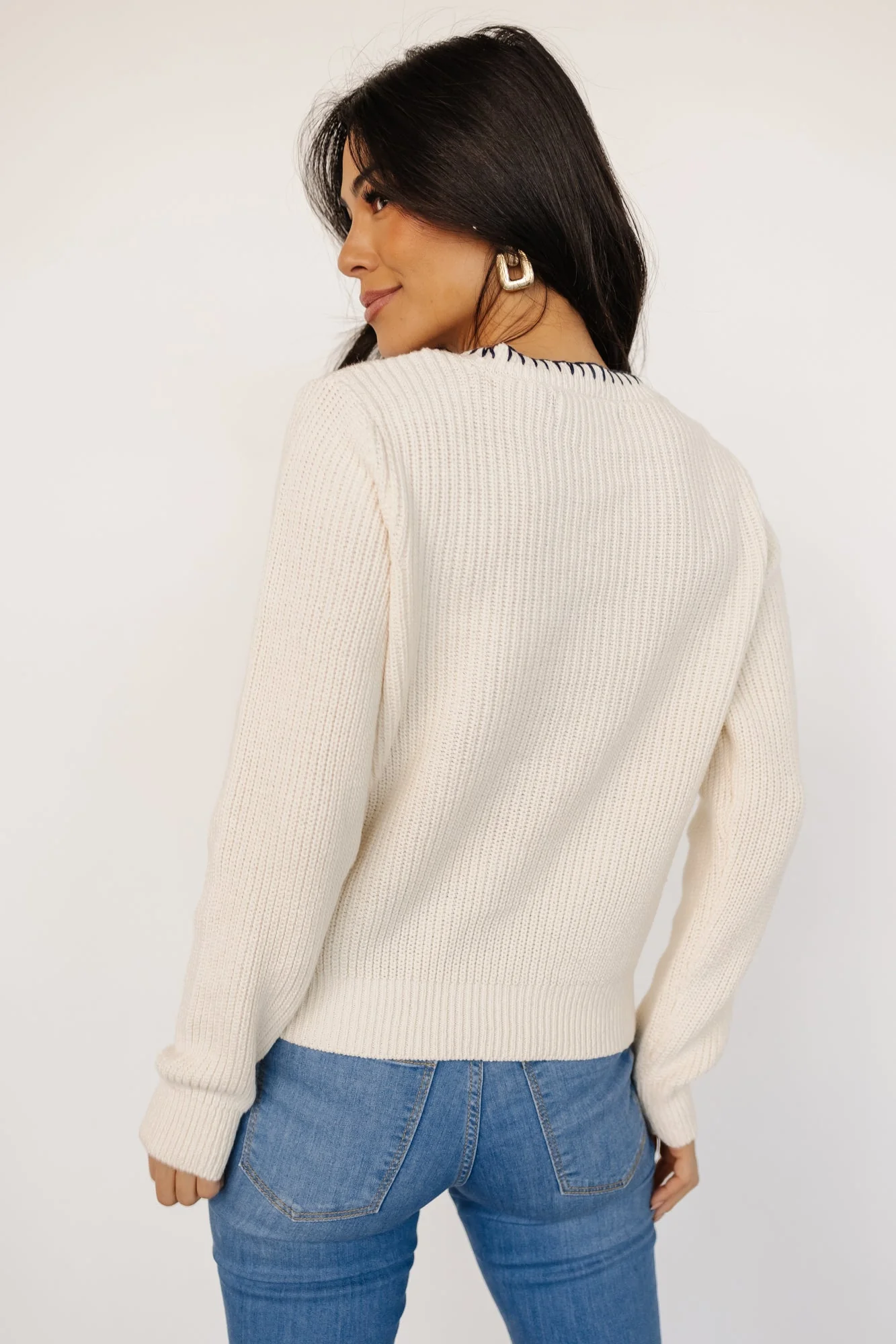Alyssa Knit Sweater | Cream