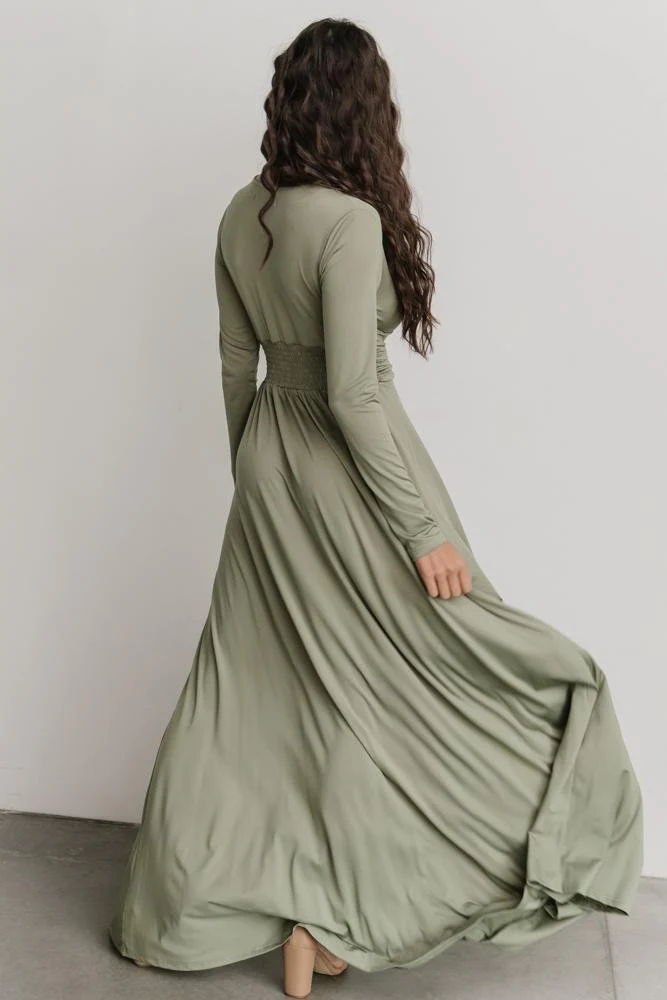 Arianna Maxi Dress | Dusty Sage