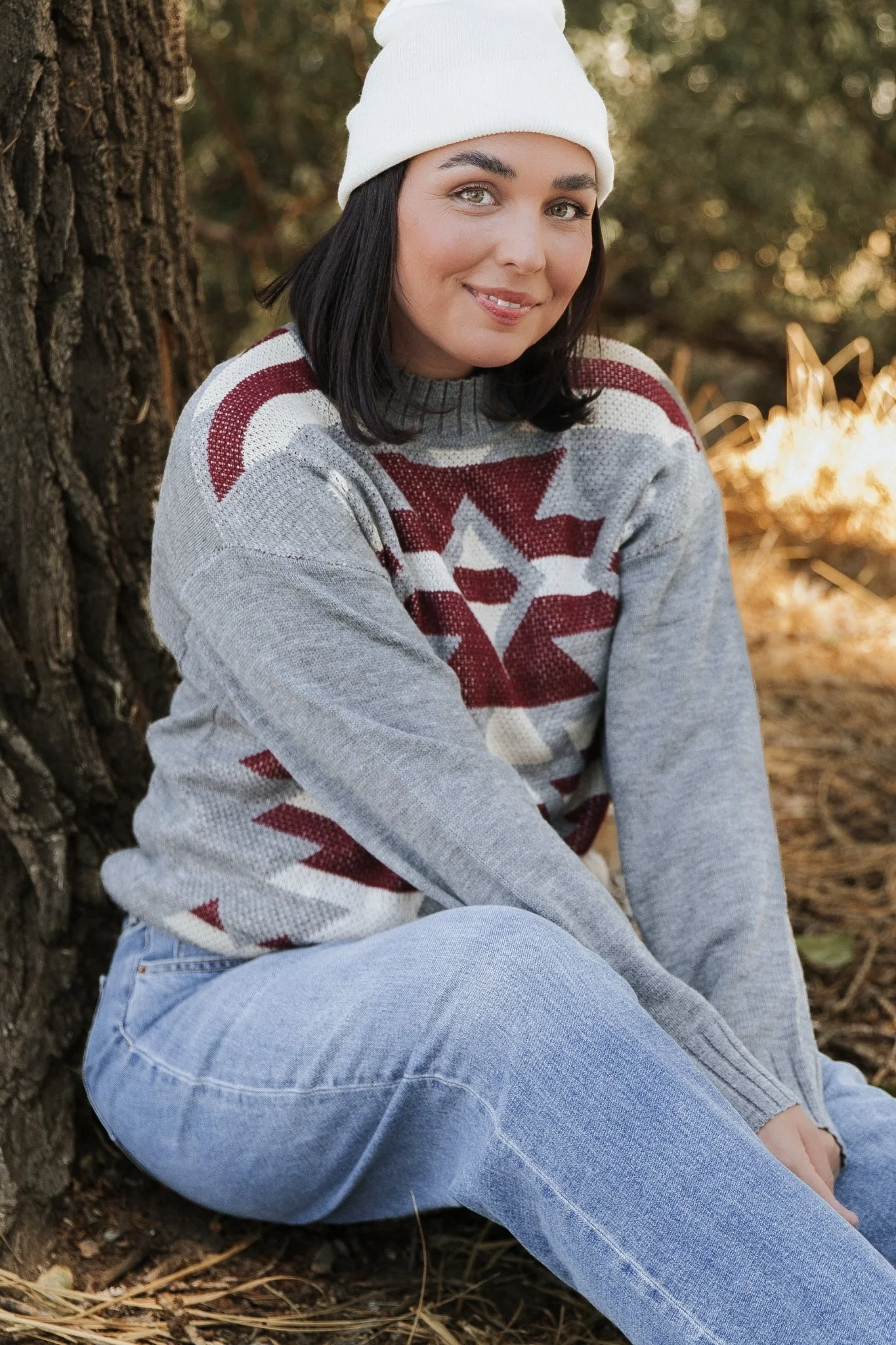 Lolo Knit Sweater | Gray Multi