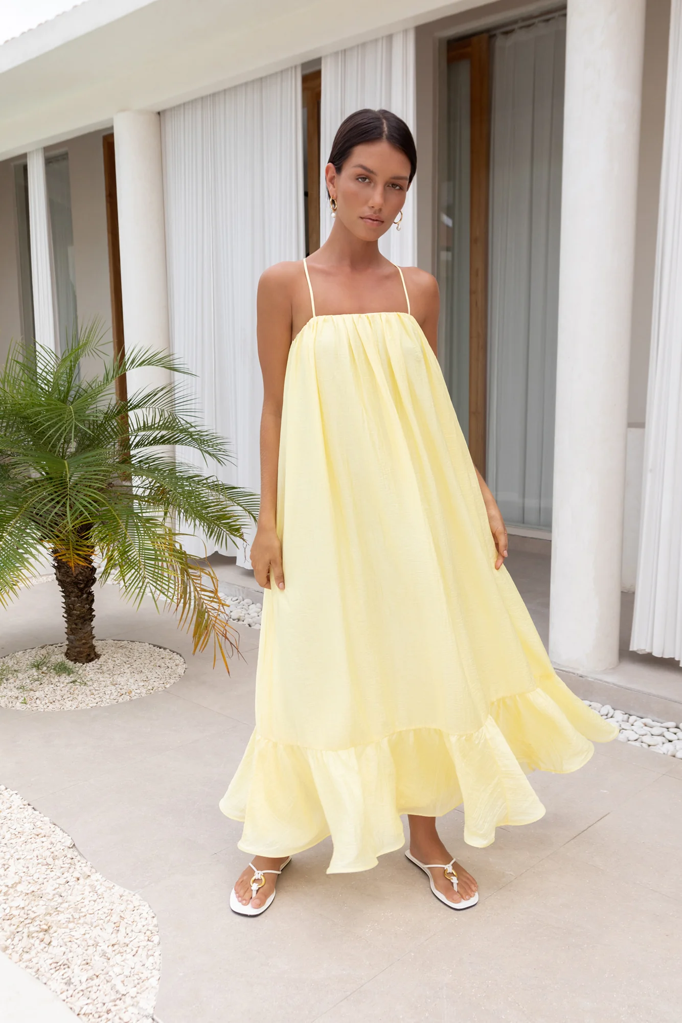 Limoncello Spritz Maxi Dress Yellow
